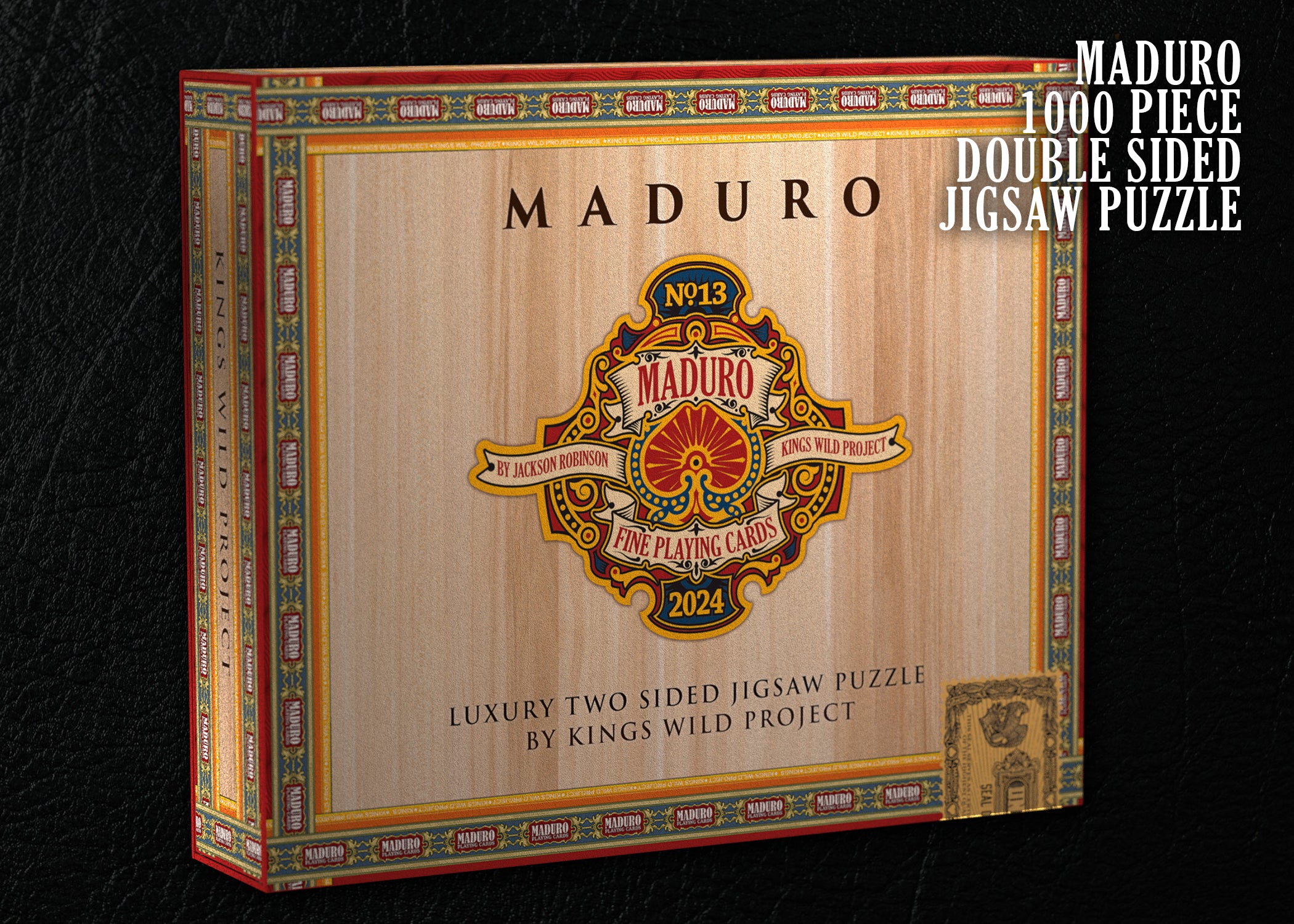 Premium Maduro Jigsaw Puzzle for Adults - 1000 Piece Challenging Wooden Puzzle - Perfect for Family Game Night & Stress Relief