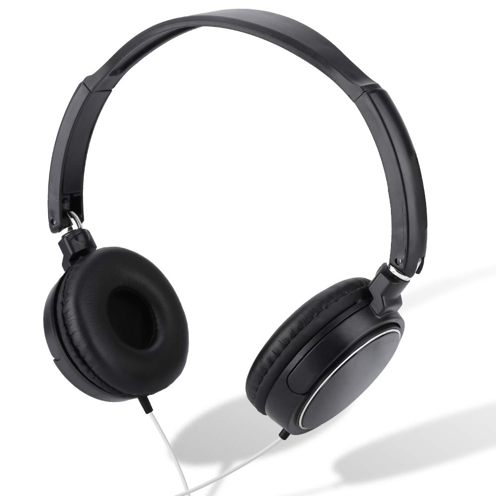 Lazmin112 Wired Headset with Microphone - Foldable Stereo HiFi Headphones for Music & Calls, USB Connection, TF Card Support, All-Day Comfort - Perfect for Office Work, Gaming & Remote Learning