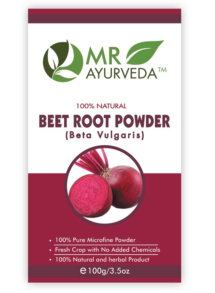 MR Ayurveda 100% Natural Beetroot Powder & Orange Peel Powder - 2 Pack (200g Each) | Organic Superfood Supplement for Smoothies, Baking & Detox Drinks