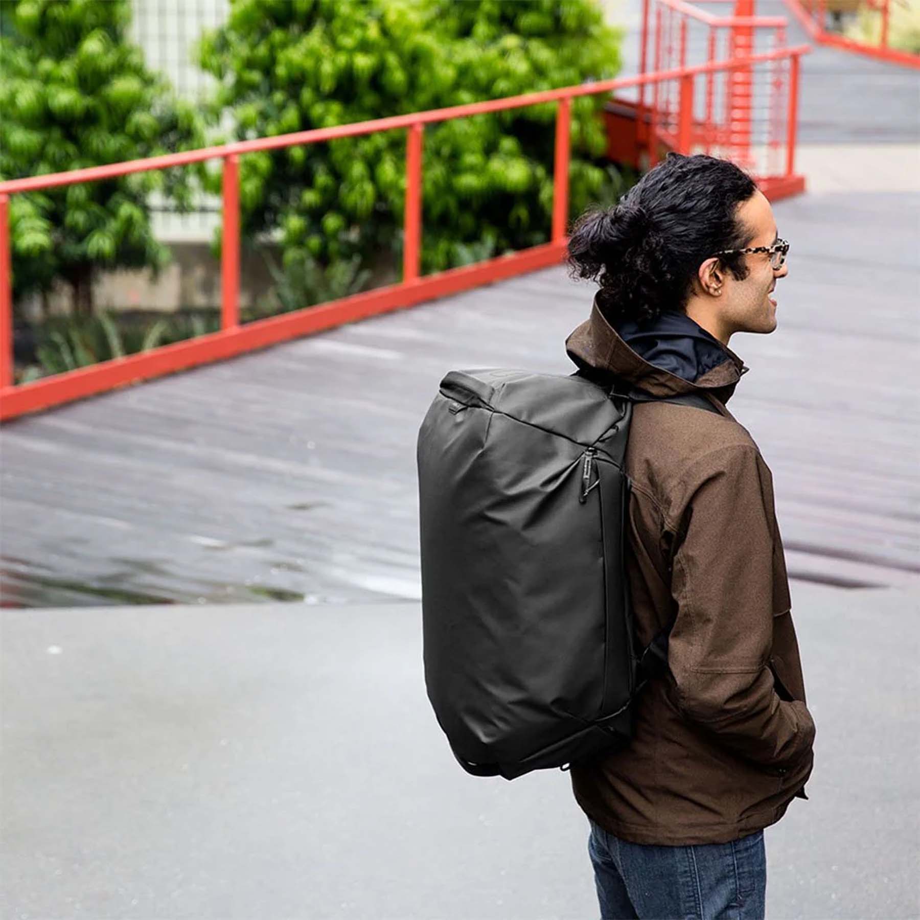 Peak Design Travel Duffel 35L - Waterproof Carry-On Duffel Bag for Travel & Outdoor Adventures - Perfect for Airplane, Camping & Gym Use