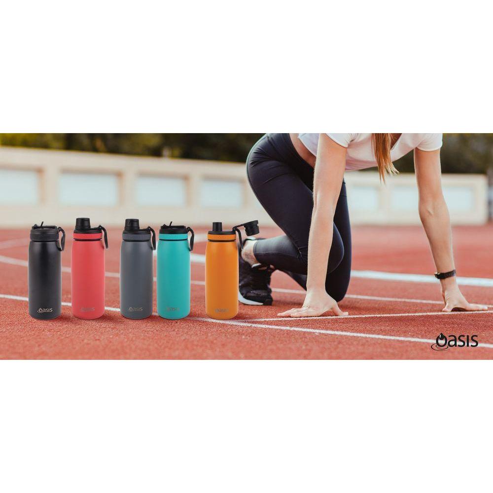 Oasis 780ml Insulated Stainless Steel Sports Water Bottle - Leak Proof, BPA Free, Keeps Drinks Cold 24 Hours/Hot 12 Hours - Perfect for Gym, Hiking, Running & Outdoor Activities