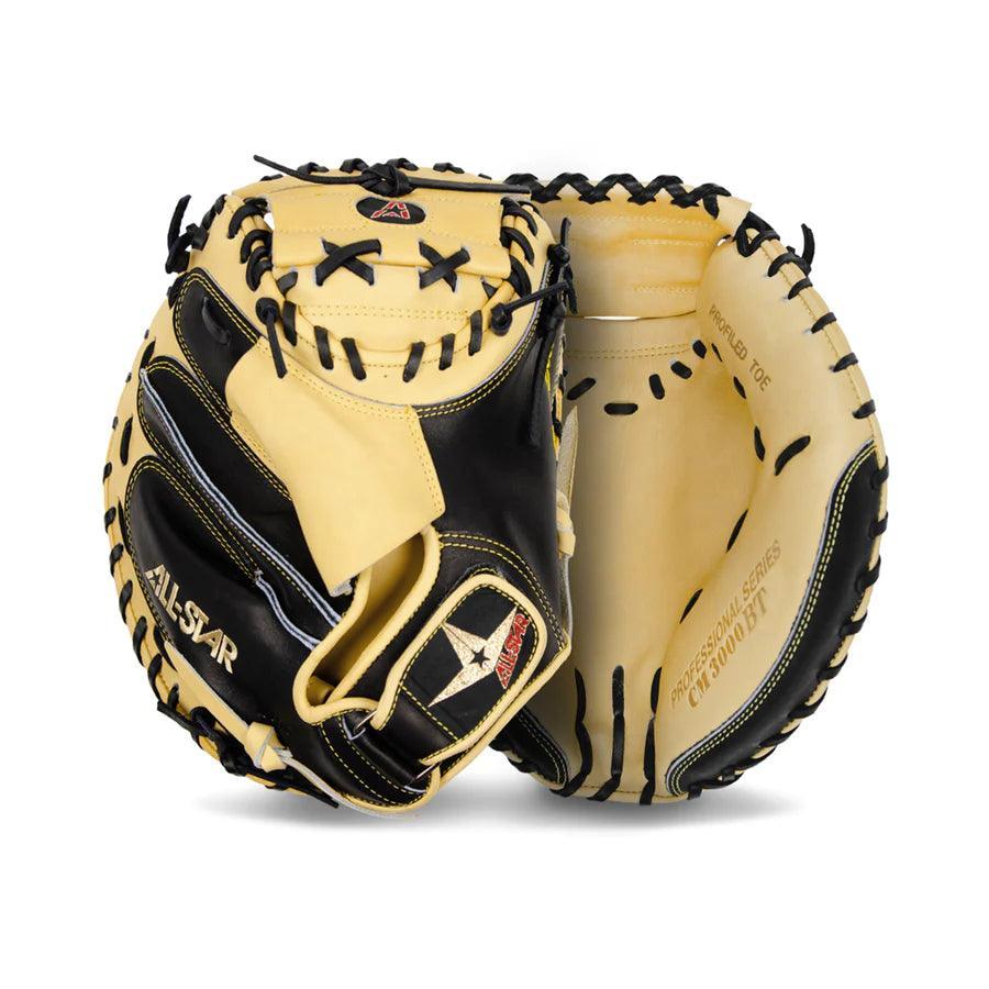 All Star Pro Elite 35 Baseball Catcher's Mitt CM3000BT - Premium Leather Glove for Baseball & Softball Players - Perfect for Training, Games & Professional Use