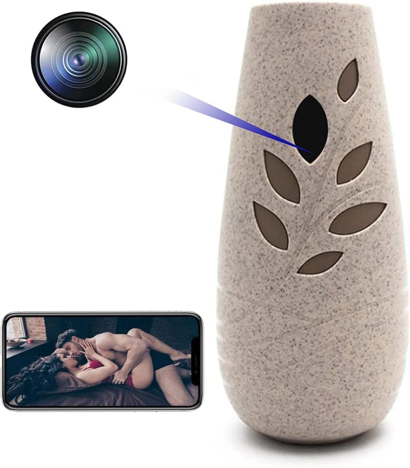 GZYHDC WiFi Hidden Camera in Spray Dispenser - 1080P Full HD Mini Wireless IP Camera with Night Vision, 32GB Storage for Home Security, Nanny Cam & Office Surveillance | Ideal for Baby Monitoring, Pet Watching & Property Protection