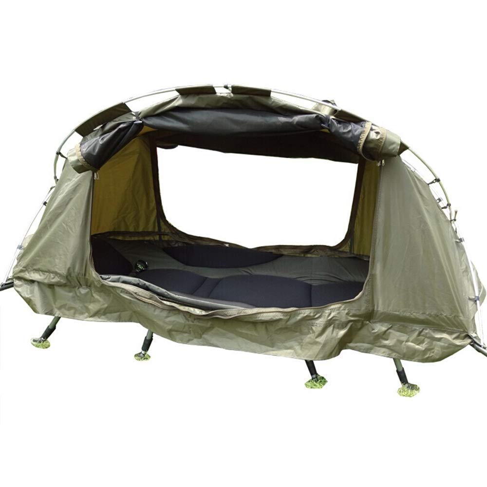Double Layer Stormproof Camping Tent Cot - Waterproof Outdoor Sleeping Bed for Winter Fishing, Hunting & Hiking | Portable Shelter for Extreme Weather Camping Trips