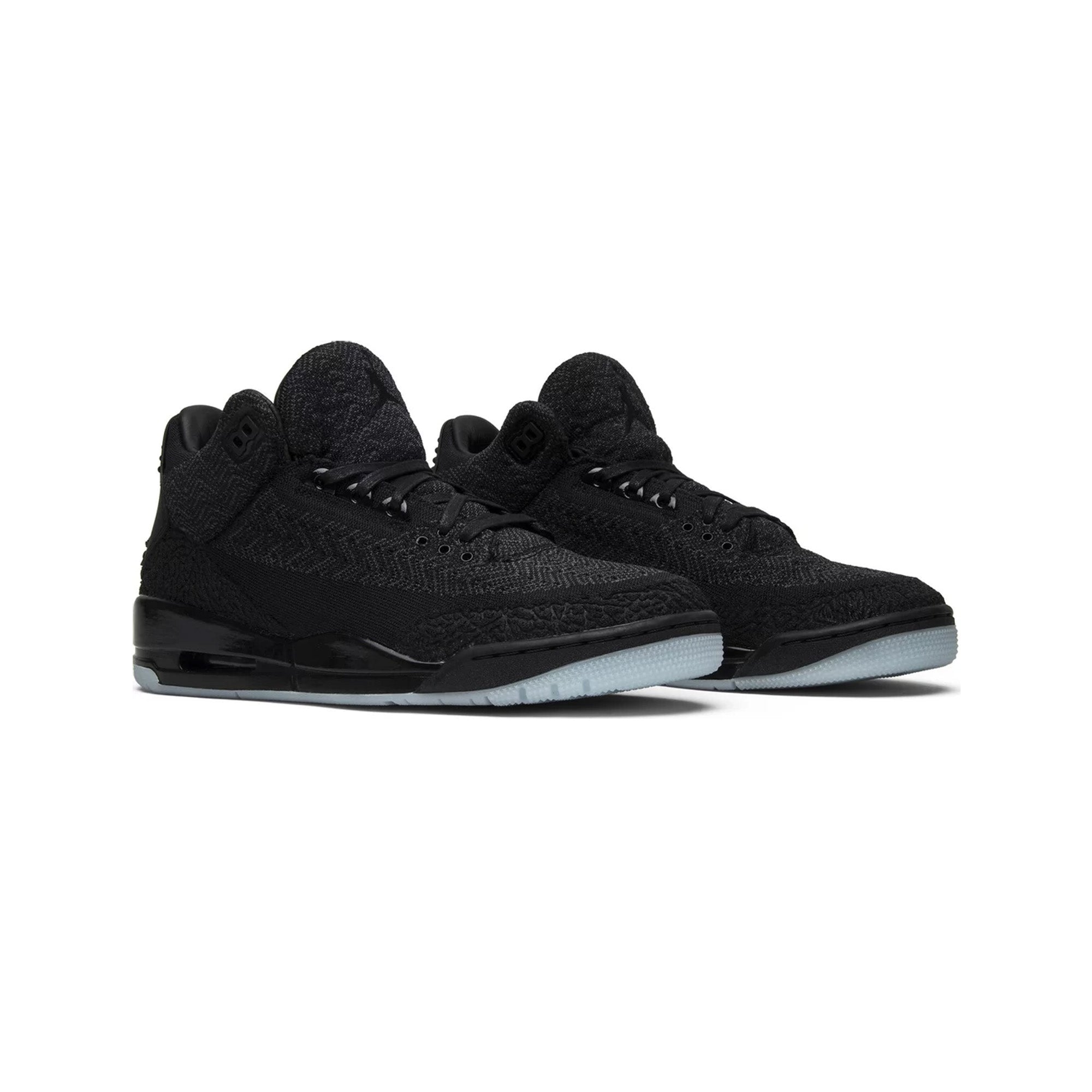Air Jordan 3 Retro 'Flyknit Black' Men's Basketball Shoes (2018) - Lightweight Sneakers for Running, Gym & Streetwear Fashion