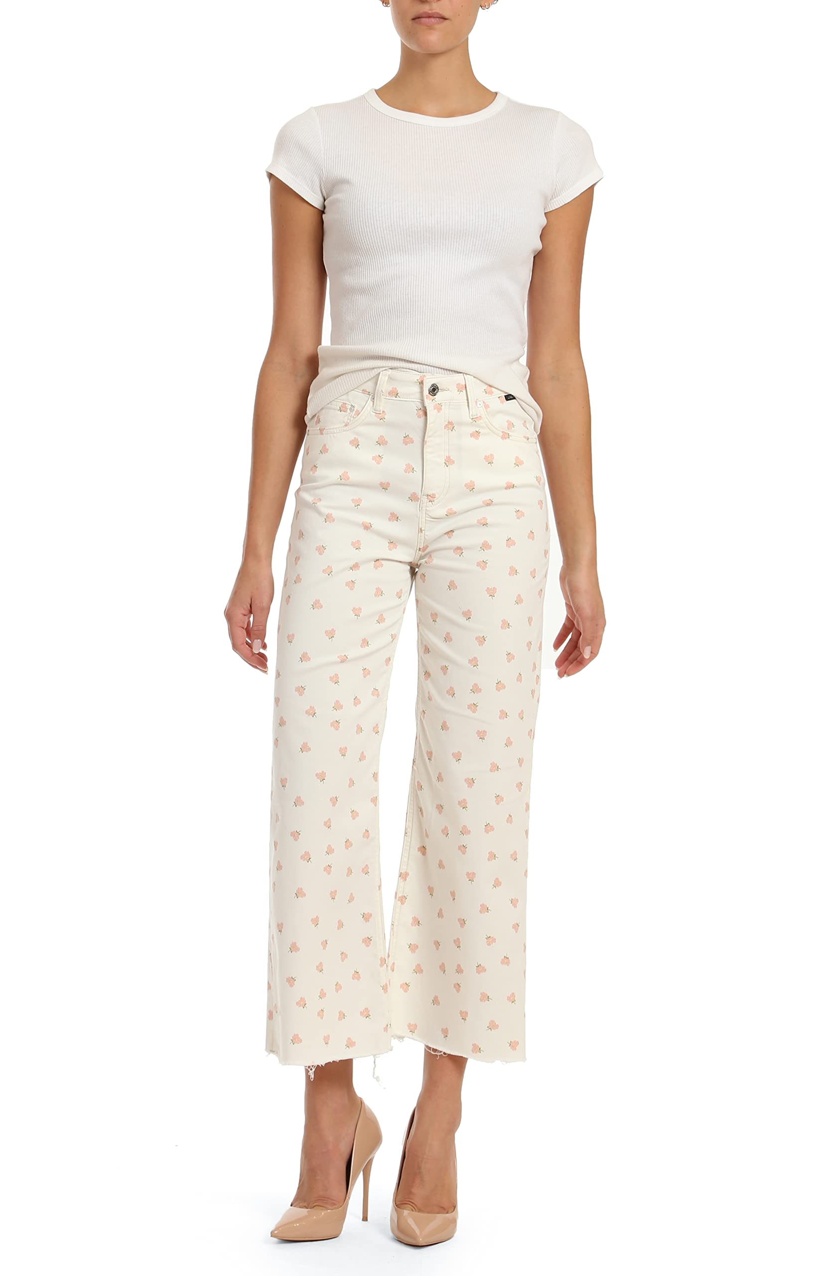 Mavi Women's Barcelona High Rise Wide Leg Jeans - Comfortable & Stylish Denim Pants for Casual Wear, Office & Weekend Outfits