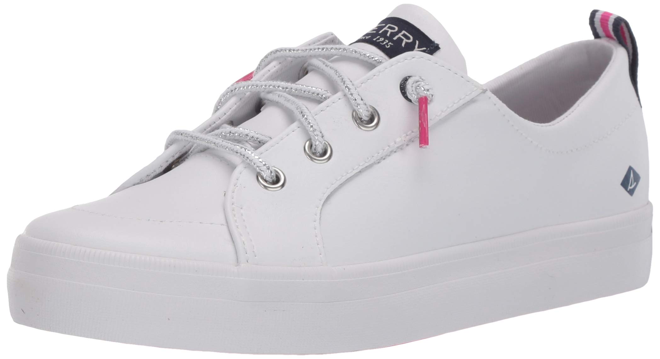 Sperry Kids' Crest Vibe Sneakers - Water-Resistant Boat Shoes for Boys & Girls | Comfortable Non-Slip Sole | Perfect for School, Play & Outdoor Activities