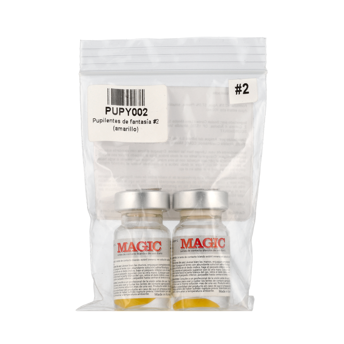 Amarillo Magic Contact Lenses - Colored Contacts for Halloween, Cosplay & Costume Parties | Enhance Your Look with Vibrant Eye Color