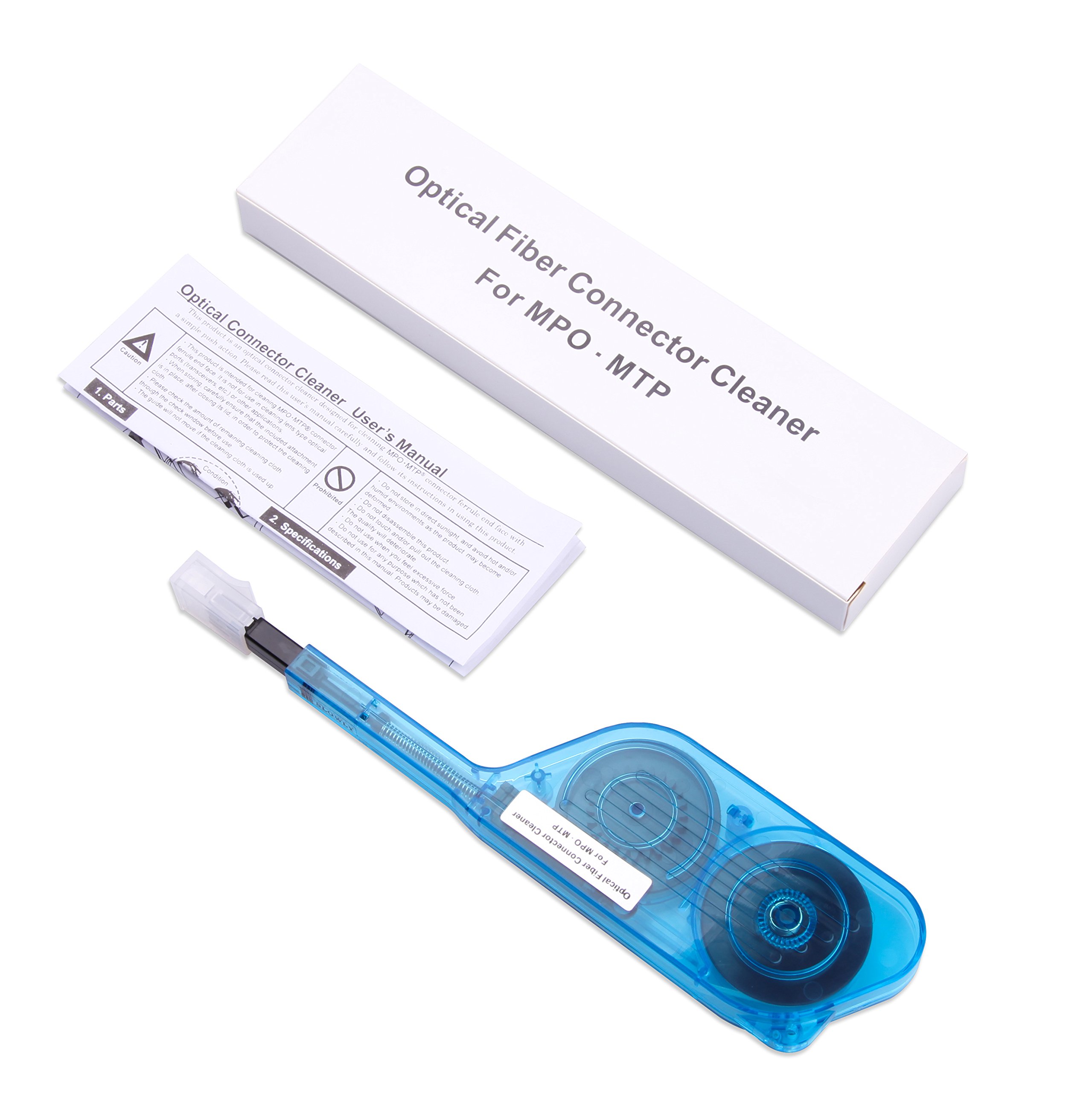 Fiber Optic Pen Cleaner for MTP/MPO Connectors - One Click Cleaning Tool with 600+ Uses - Ideal for Data Centers, Telecom & Network Maintenance