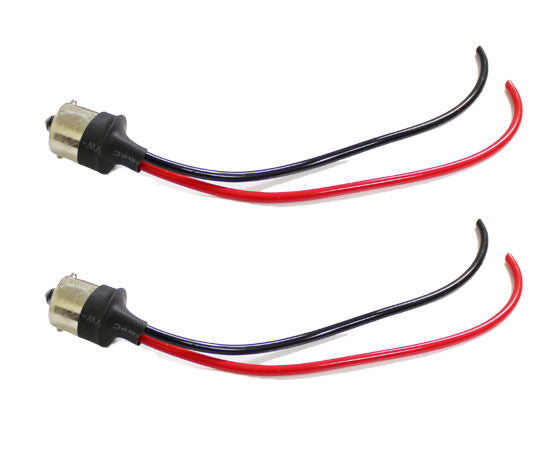 1156/7506 Male Adapter Wiring Harness - Universal Headlight & Tail Lamp Signal Light Conversion Kit for Car, Truck, SUV - Easy DIY Retrofit Installation for Brighter Lighting