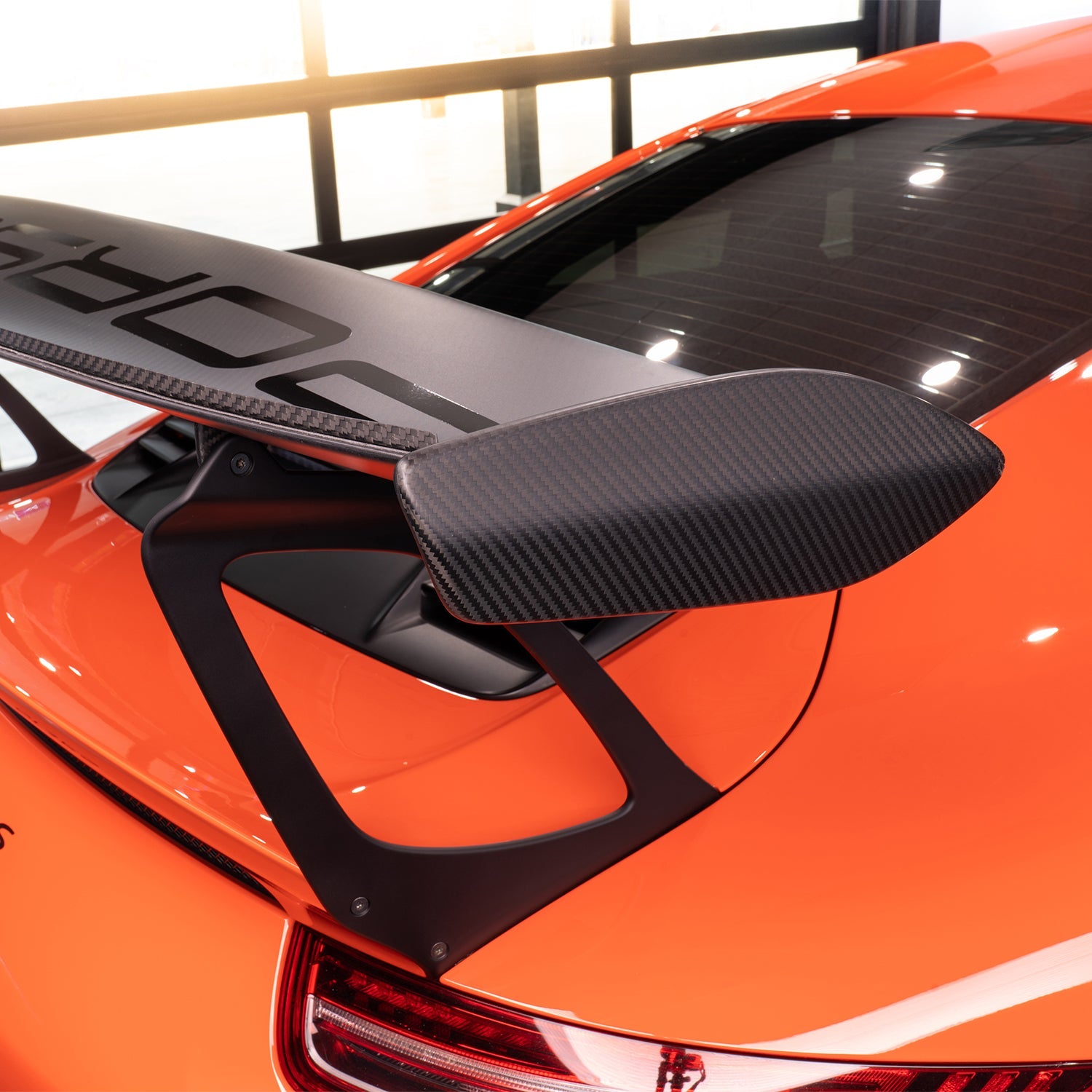 Porsche 991.1 911 GT3 RS Wing Blade with End Caps - High Performance Rear Spoiler for Track & Street Racing - Perfect for Car Enthusiasts & Motorsport Upgrades