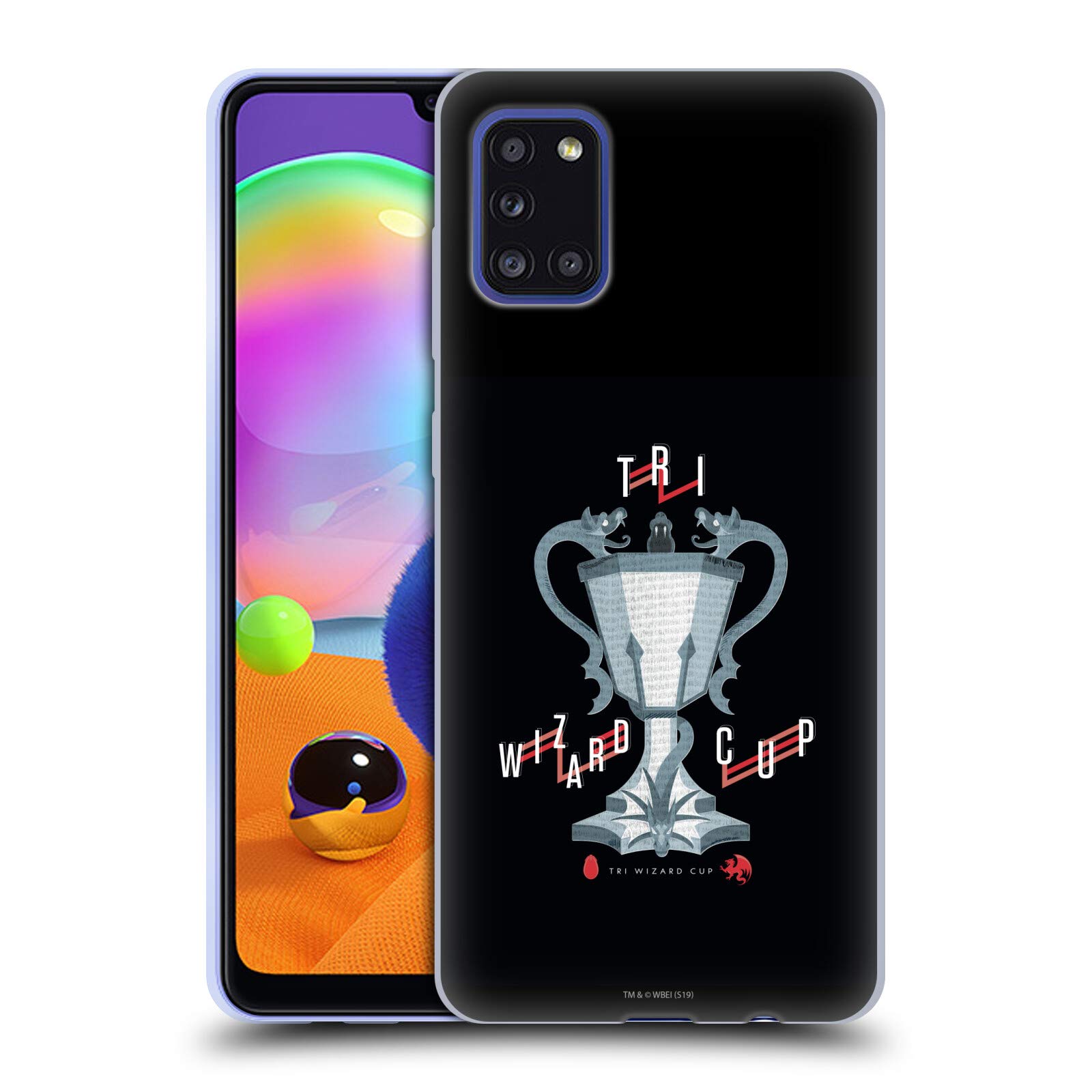 Harry Potter Triwizard Cup Goblet of Fire II Soft Gel Case for Samsung Galaxy A31 (2020) - Officially Licensed Protective Phone Cover for Fans, School, and Magic-Themed Events