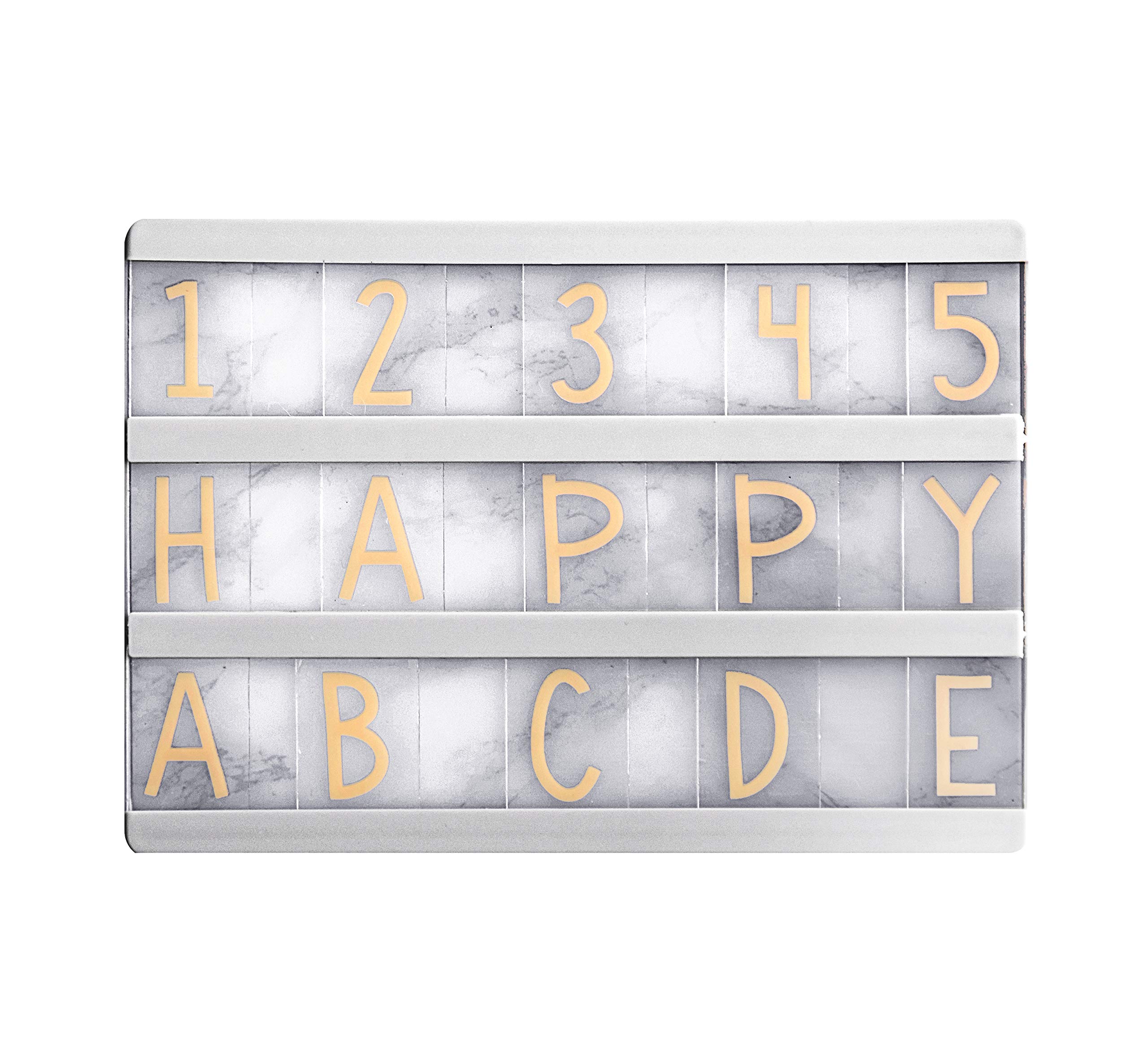 Urban Lifestyle Marble Light Box - Multicolor LED Night Light for Home Decor, Bedroom, Living Room, Wedding & Party Decoration