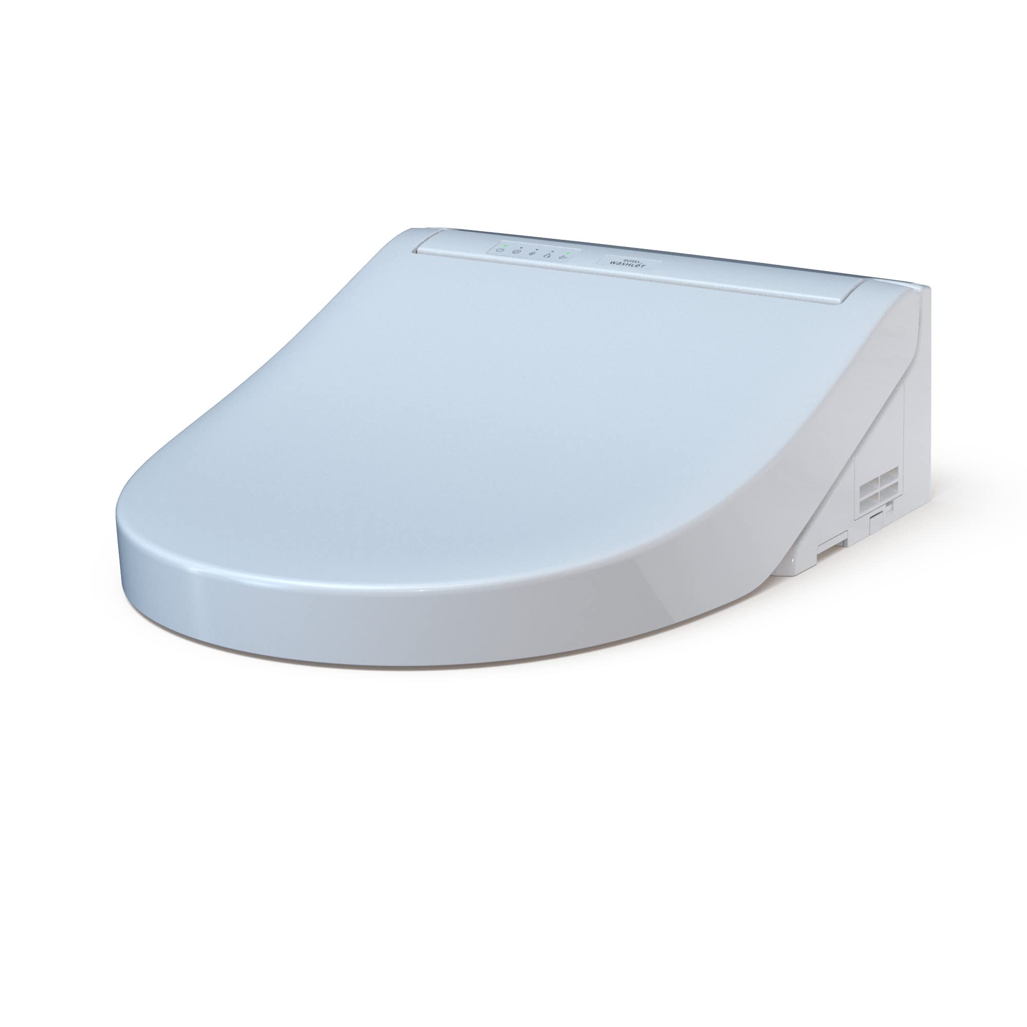 TOTO SW3073#01 WASHLET C2 Round Electronic Bidet Toilet Seat - Cotton White | Heated Seat, Warm Water Wash | Perfect for Modern Bathrooms & Smart Home Upgrades