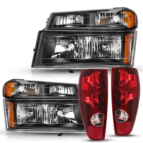 Headlight & Taillight Pair Set - Black