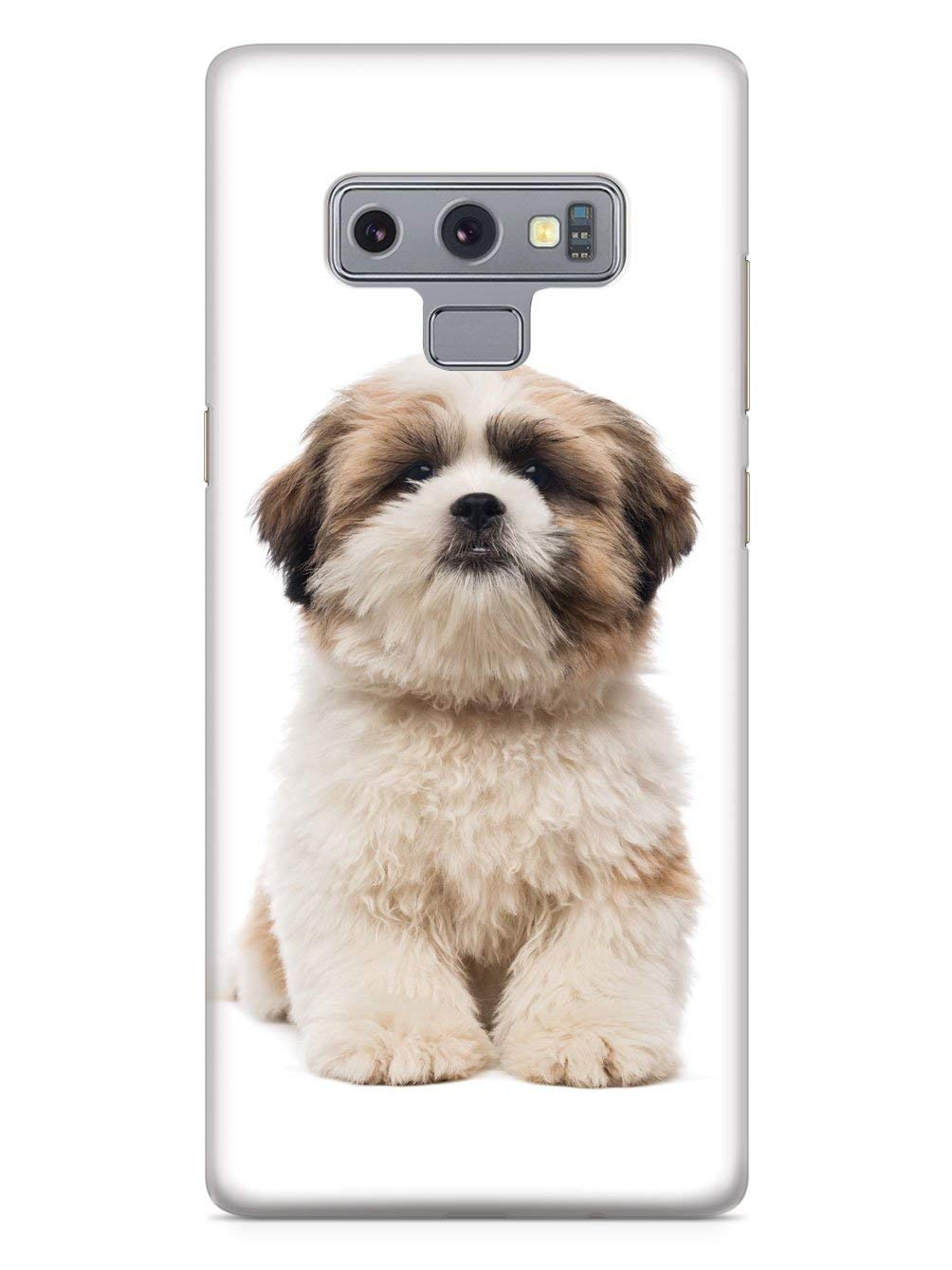 Premium 3D Textured Protective Phone Case for Samsung Galaxy Note 9 - Inspired Shih Tzu Design - Shockproof & Slim Fit Cover with Raised Edges - Perfect for Everyday Use, Work, and Travel