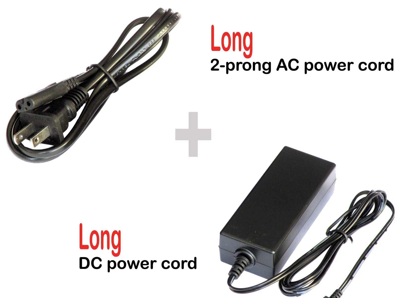 JVC GR-D850US GR-D870 GR-D93 GR-D94 AC Power Adapter Charger - Replacement for JVC Camcorder Power Supply - Perfect for Travel, Home & Office Use