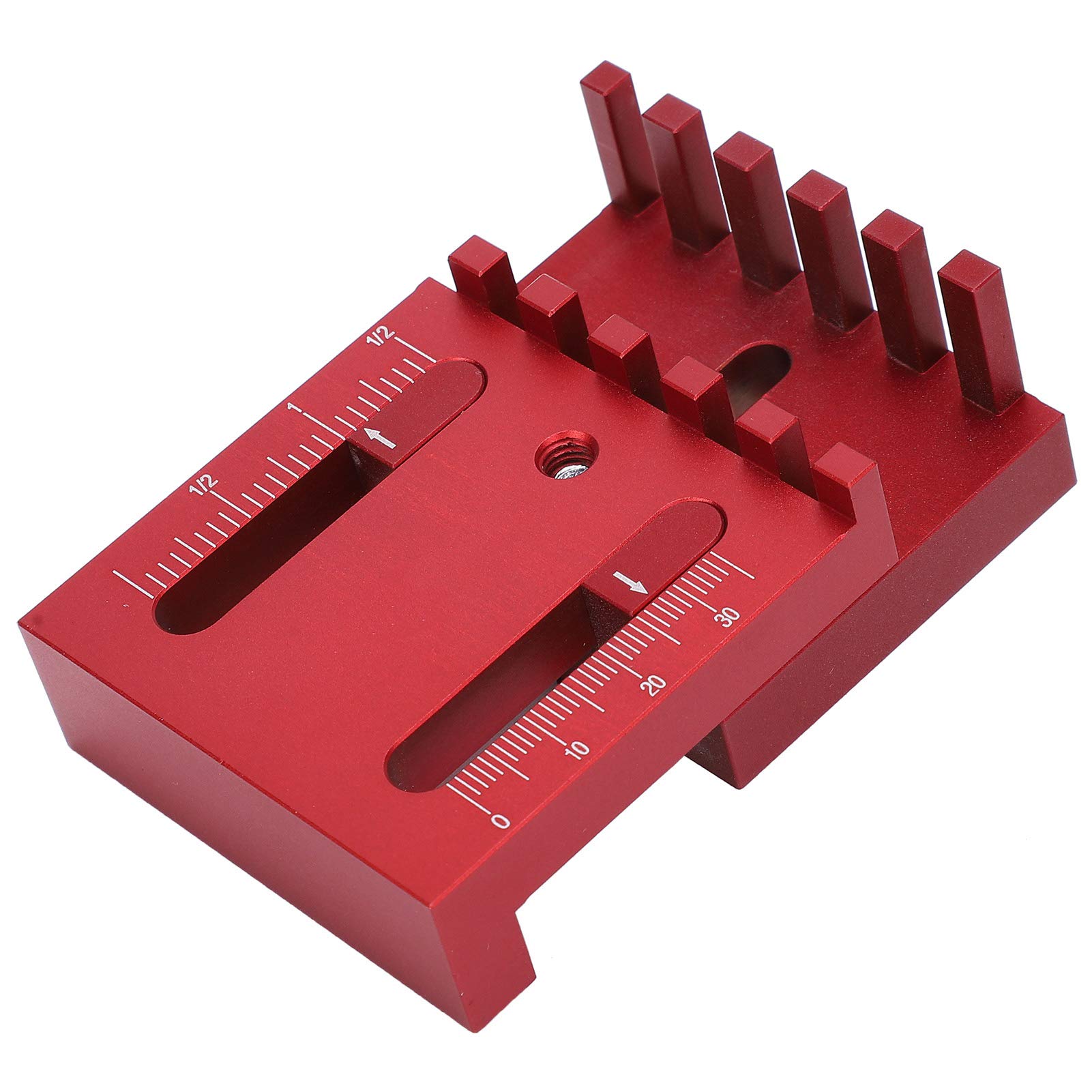 **High Precision Dual Scale Gap Gauge - Portable Width Measuring Tool for Bevel & Table Saws | DIY Woodworking & Carpentry Projects**