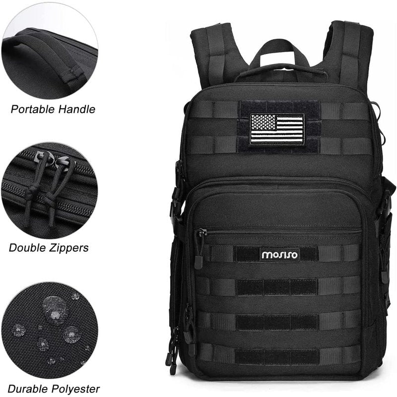 Mosiso DSLR Camera Backpack with Tripod Holder & 15-16 Inch Laptop Compartment - Waterproof Travel Photography Bag for Hiking, Commuting & Airplane Carry-On