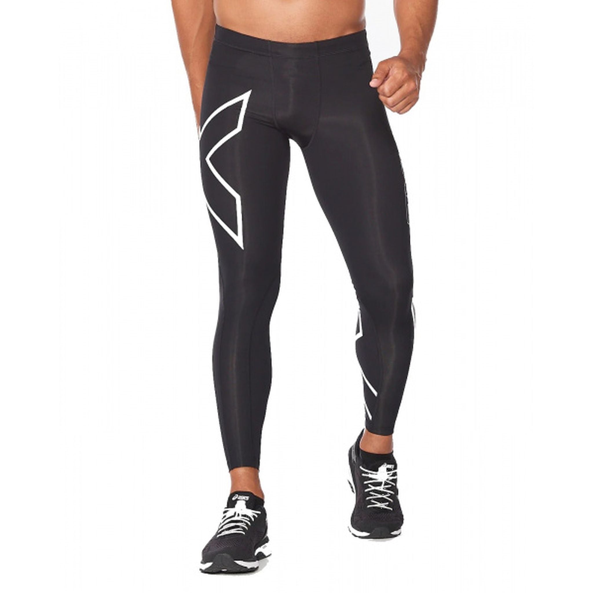 2XU Men's TR2 Compression Tights - High Performance Running & Workout Leggings for Athletes - Ideal for Marathon Training, Gym Sessions & Recovery