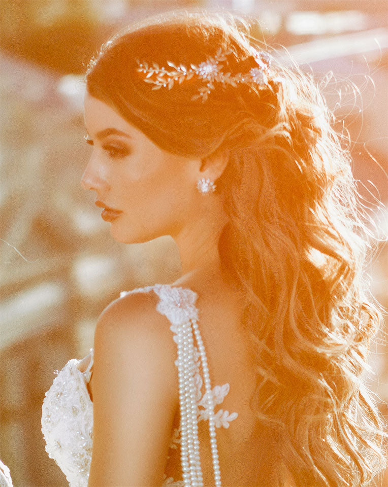 Elegant Bridal Headpiece - Stars in My Eyes by Stephanie Browne | Wedding Veil & Hair Accessories for Brides, Bridesmaids & Formal Events