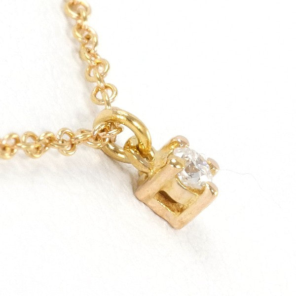 18K Pink Gold Diamond Necklace for Women - Elegant Pendant Jewelry Gift for Anniversary, Valentine's Day & Special Occasions