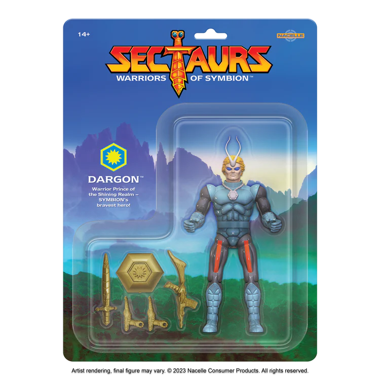 Sectaurs Warriors of Symbion Dargon Action Figure - Collectible Toy for Kids & Adults - Perfect for Display, Play, and Fantasy Battles