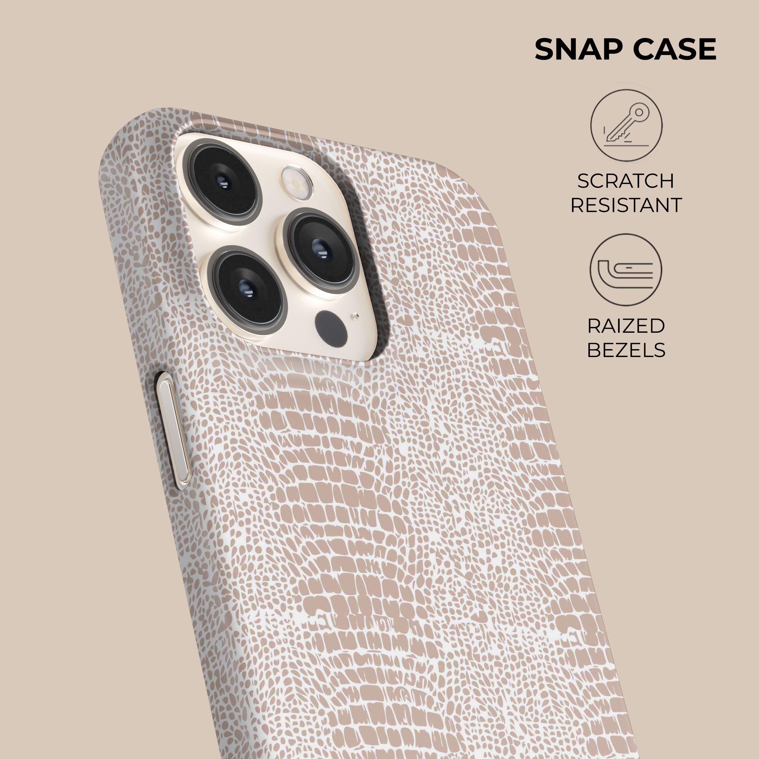 Pink Crocodile Pattern iPhone Case - Stylish & Protective Phone Cover for iPhone 13/14/15 Pro Max - Perfect for Everyday Use, Travel & Fashion Accessories