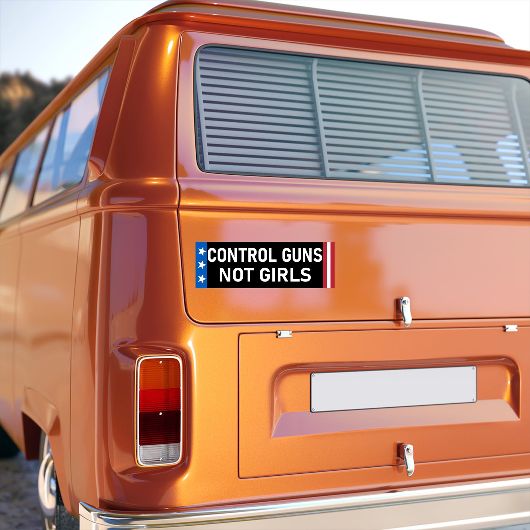 Control Guns Not Girls Sticker - Pro Gun Control & Abortion Rights Decal - Perfect for Laptops, Cars & Protest Signs | Political Activism & Feminist Movement Accessories