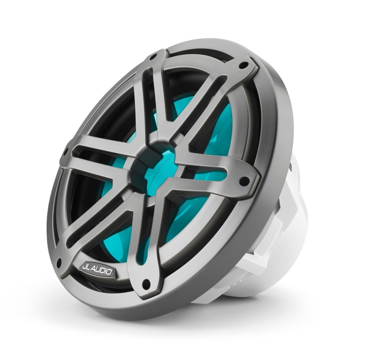 JL Audio M3 10IB 10 Inch 250mm Marine Subwoofer with RGB LED Lighting - 4 Ohm Waterproof Boat Audio System for Bass Enhancement on Yachts & Speedboats