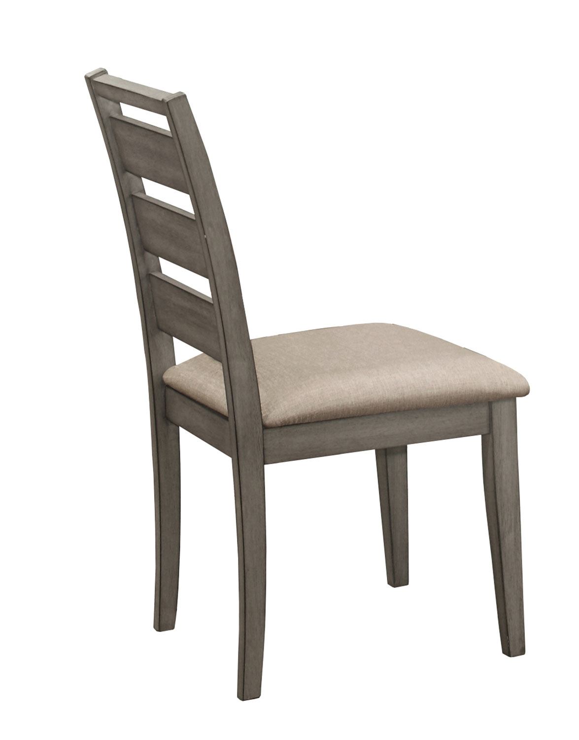 Bainbridge Dining Chair - Weathered Grey Finish - Modern Farmhouse Style for Kitchen, Dining Room, and Breakfast Nook