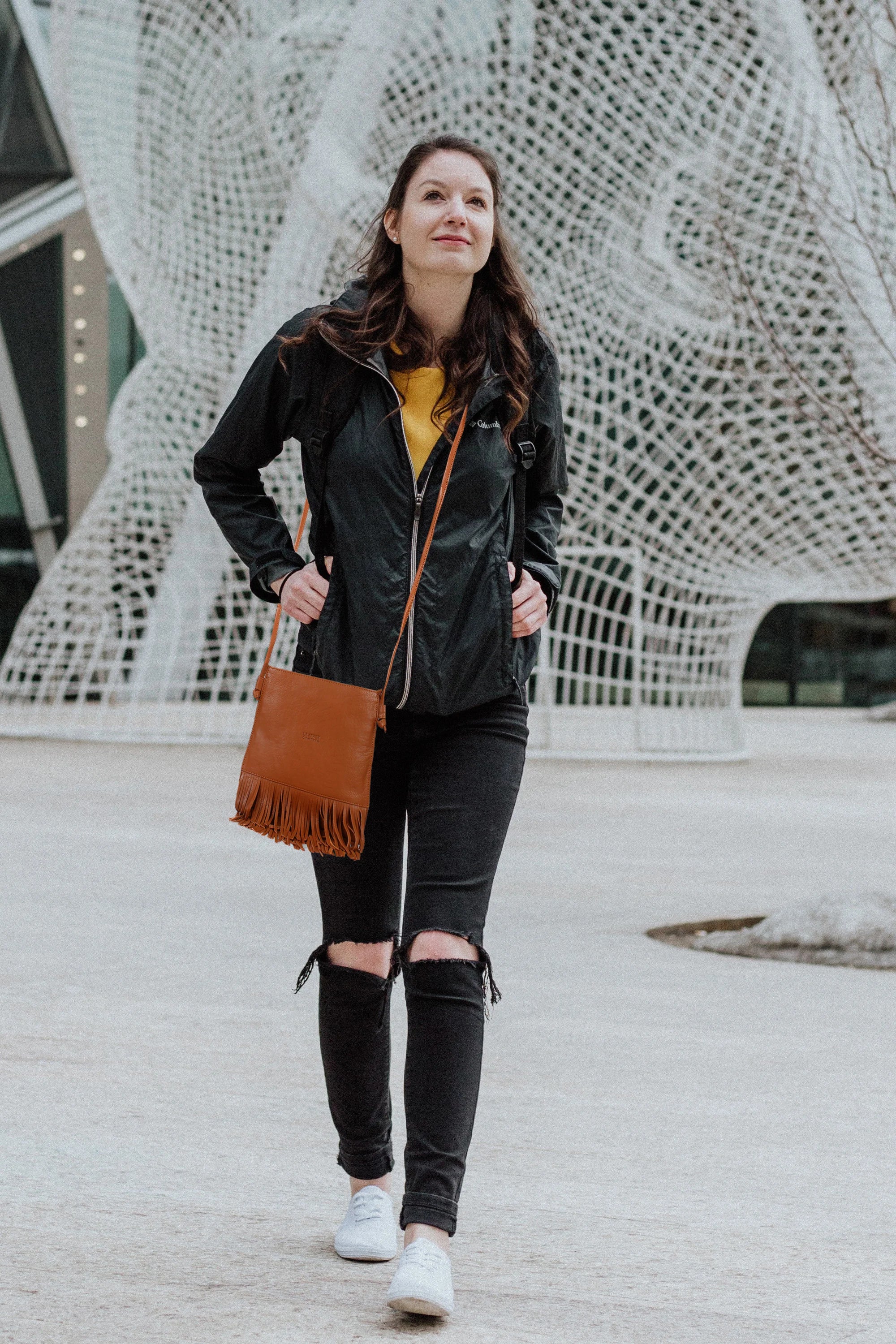 Stylish Leather Fringe Tassel Hobo Bag for Women - Medium Brown Crossbody Purse | Perfect for Casual Outings, Date Nights & Travel Accessories