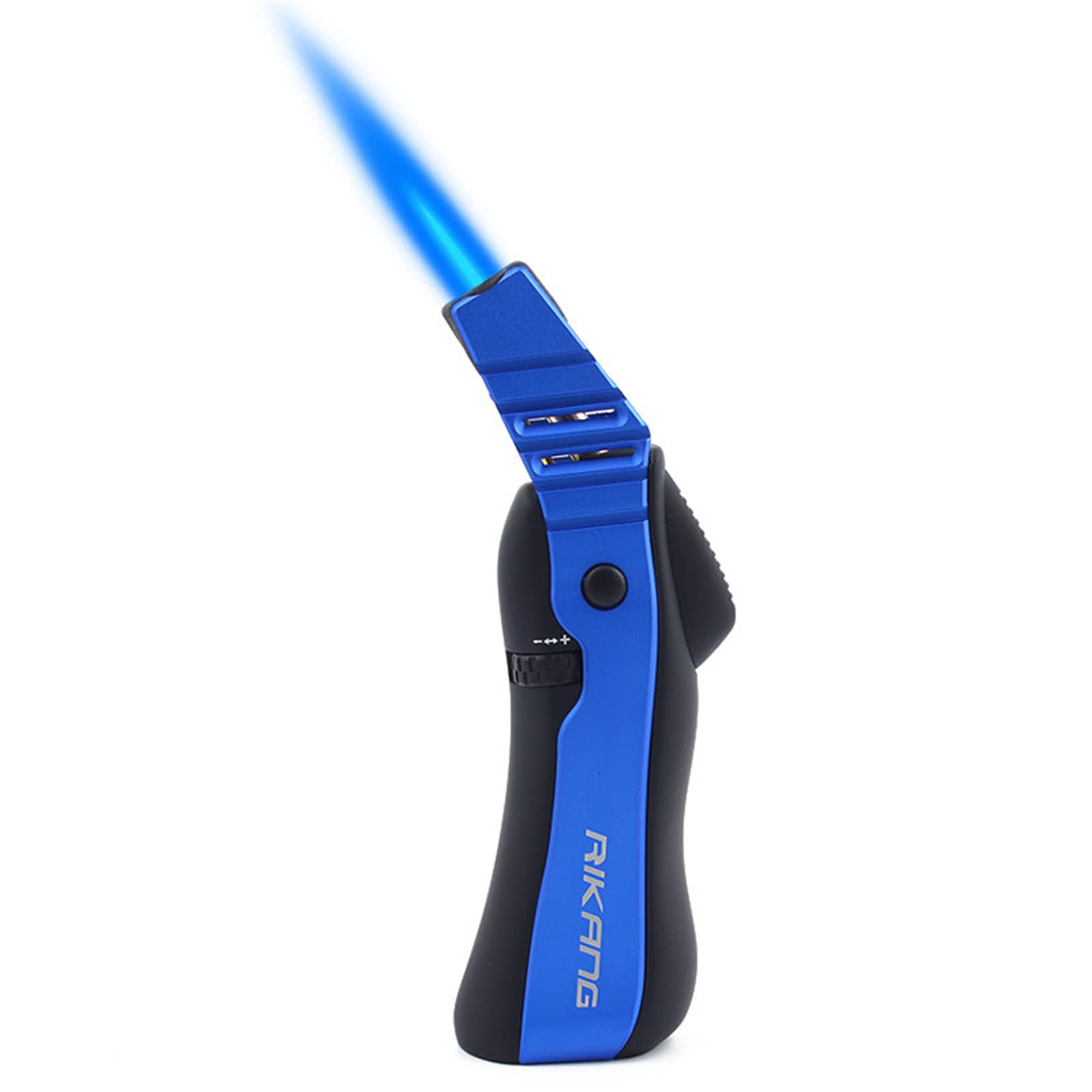 Premium Refillable Butane Torch Lighter - Windproof Jet Flame for Cigars, Cigarettes, BBQ, Fireplace & Camping | Butane Not Included | Perfect for Outdoor Cooking, Grilling & Fireworks