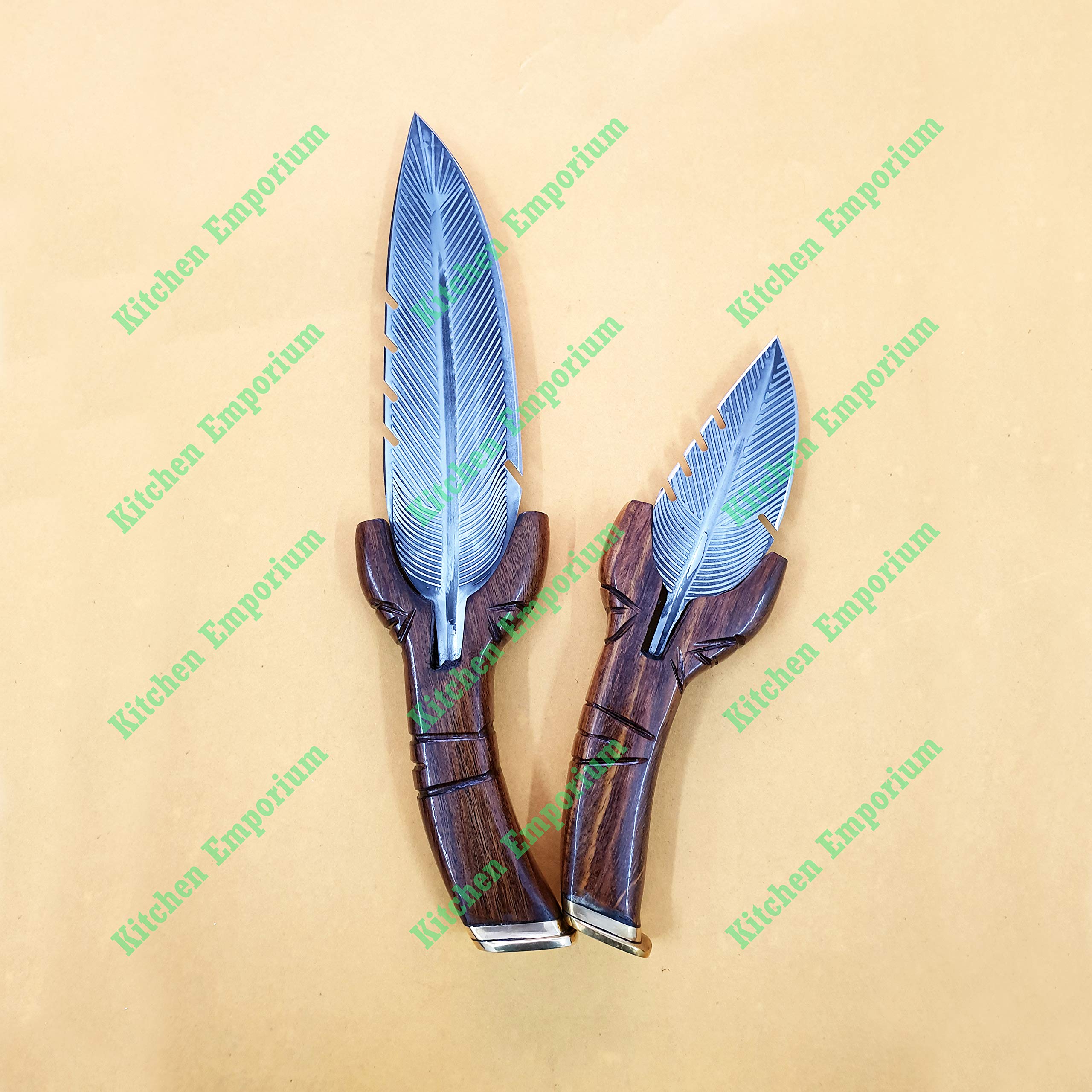 Premium Handmade D2 Steel Hunting Knife Set - 12