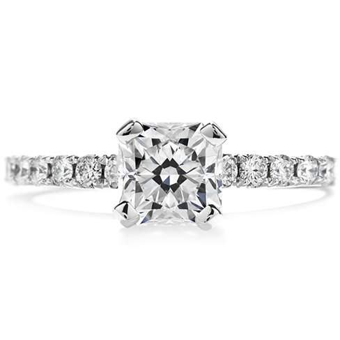 Hearts On Fire Enrichment Dream Diamond Engagement Ring - 1.00 Carat Round Cut Solitaire Ring for Women, 18K White Gold Wedding Band, Ideal for Proposals, Anniversaries & Romantic Occasions
