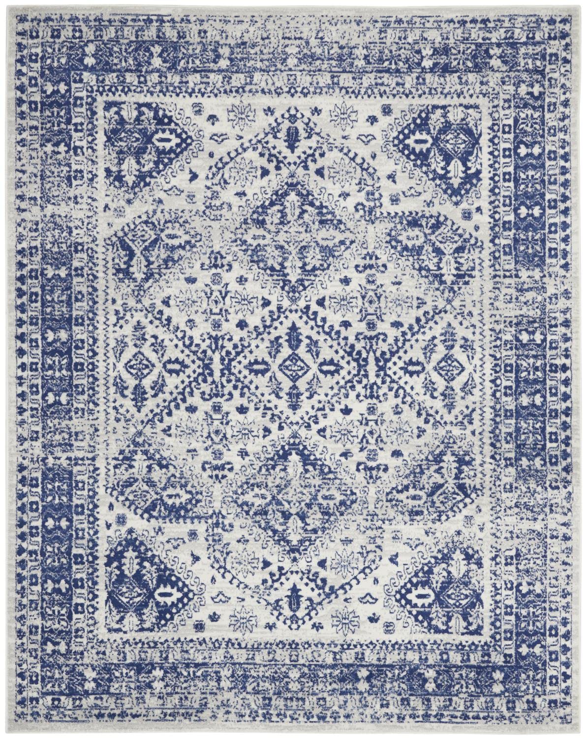 Nourison Whimsicle Persian Ivory Navy 8'4