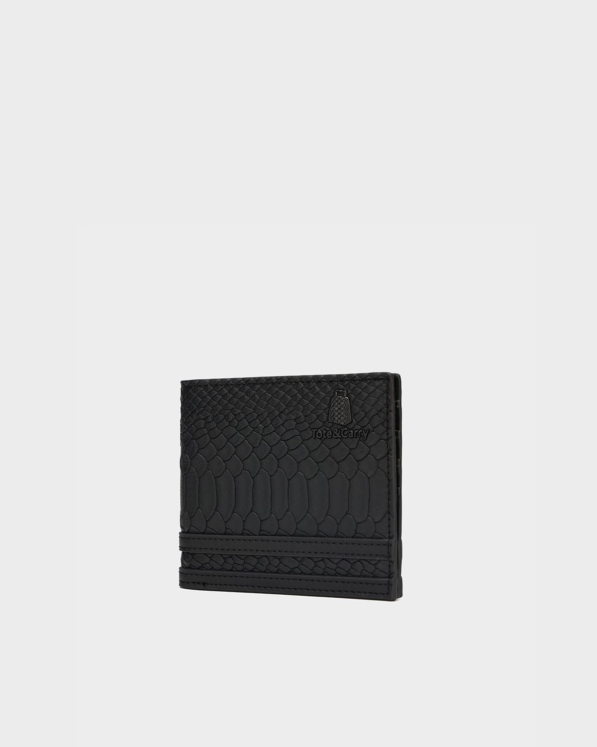 Apollo 1 Slim RFID Blocking Leather Wallet for Men - Black | Premium Bifold Credit Card Holder for Everyday Carry & Travel Essentials