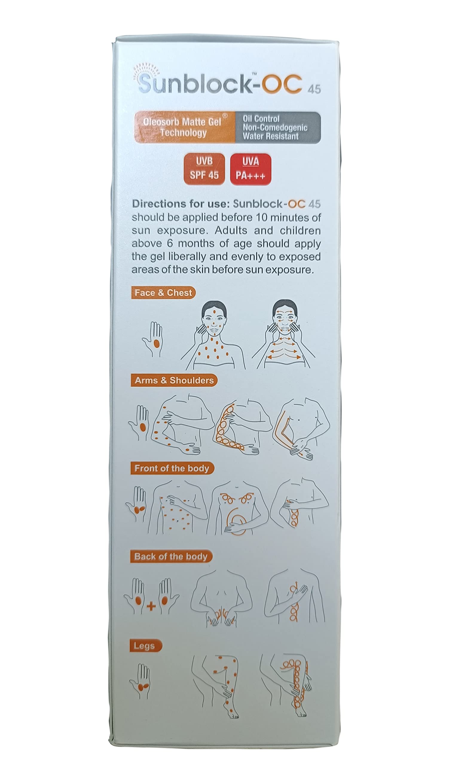 Oil Control Sunscreen Matte Gel SPF 50 - Non-Greasy Sunblock for Oily Skin, 50g | Perfect for Daily Face Protection & Outdoor Activities