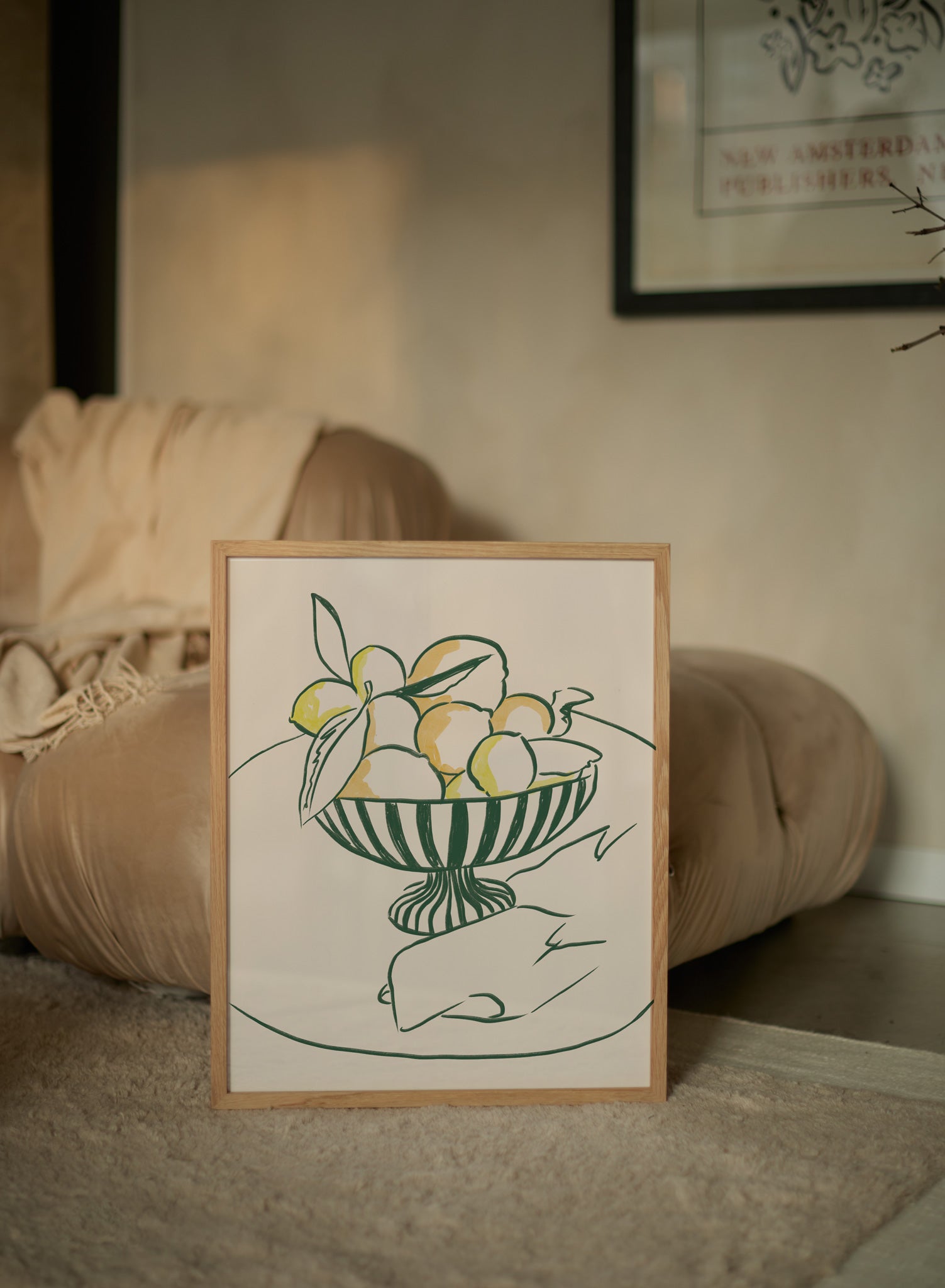 Lemon Perfection Poster - Vibrant Citrus Wall Art Decor for Kitchen, Dining Room & Office - Perfect for Home, Cafe or Restaurant Decoration