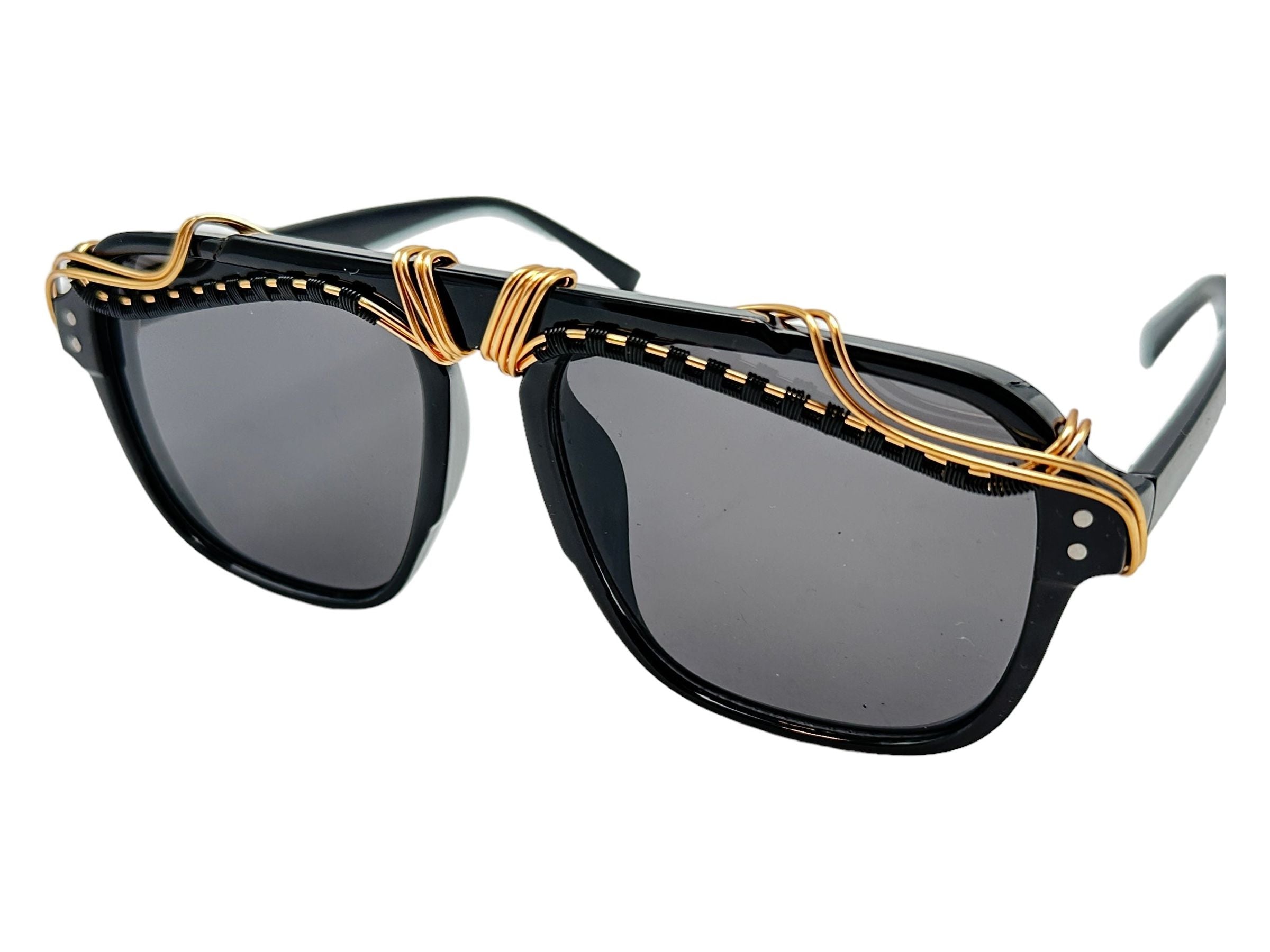 MIDNIGHT Aviator Sunglasses - Polarized UV Protection Pilot Style Shades for Men & Women - Perfect for Driving, Travel, and Outdoor Adventures