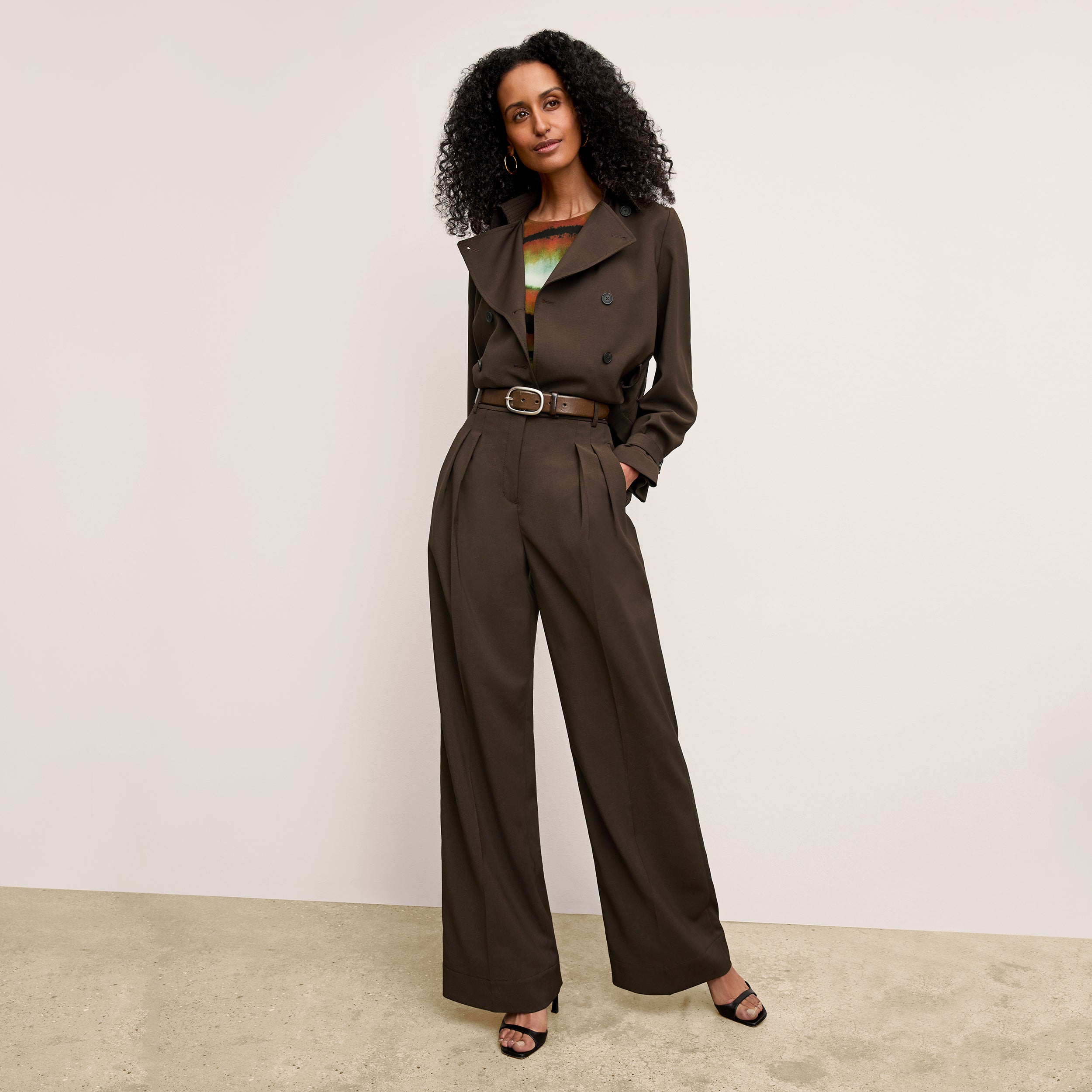Bia Pleated Women's Trousers - Breathable Air Twill Fabric for Office & Business Casual Wear | Perfect for Work, Travel & Formal Occasions