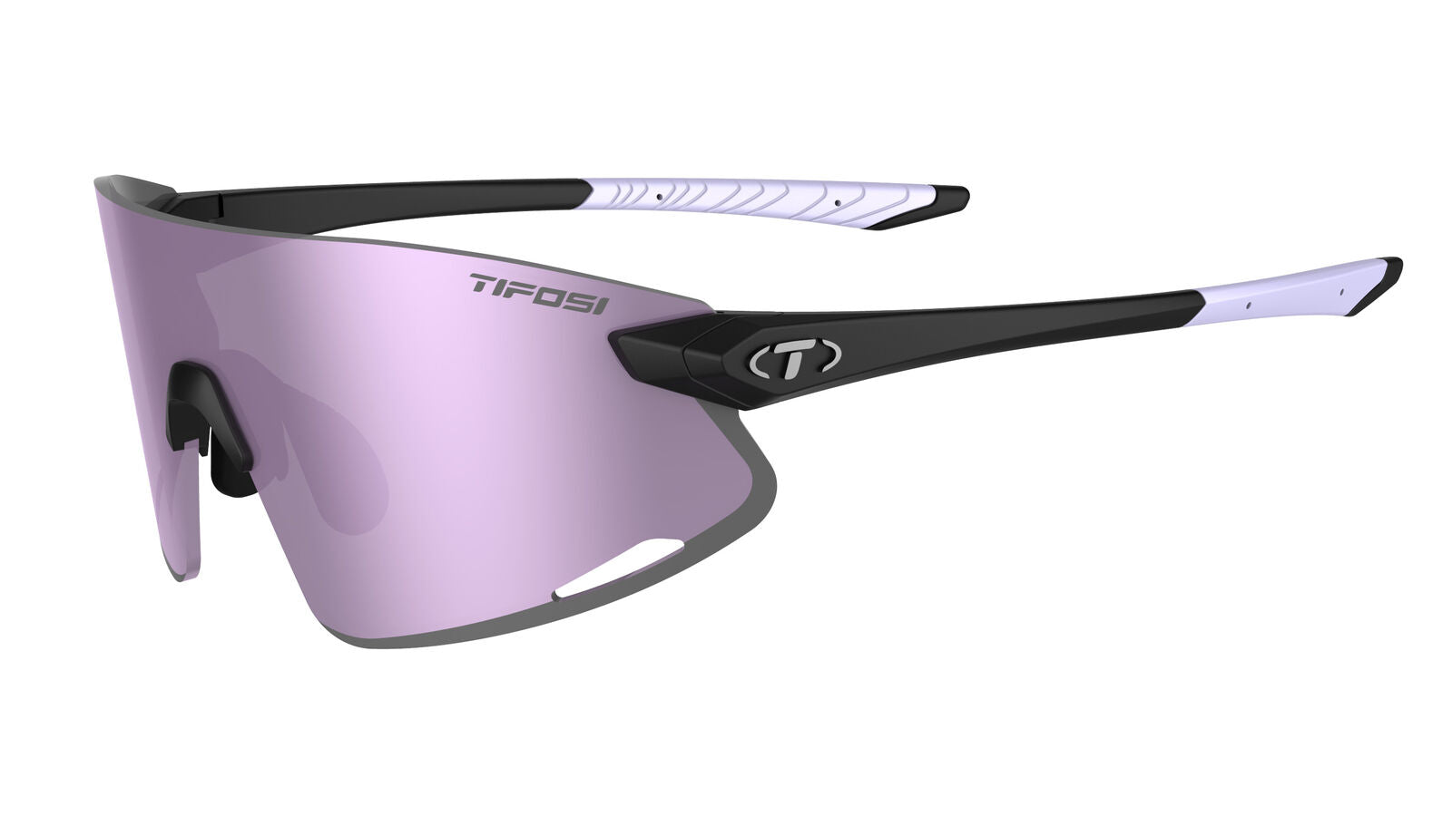 MATTE BLACK/LIGHT PURPLE MIRROR
