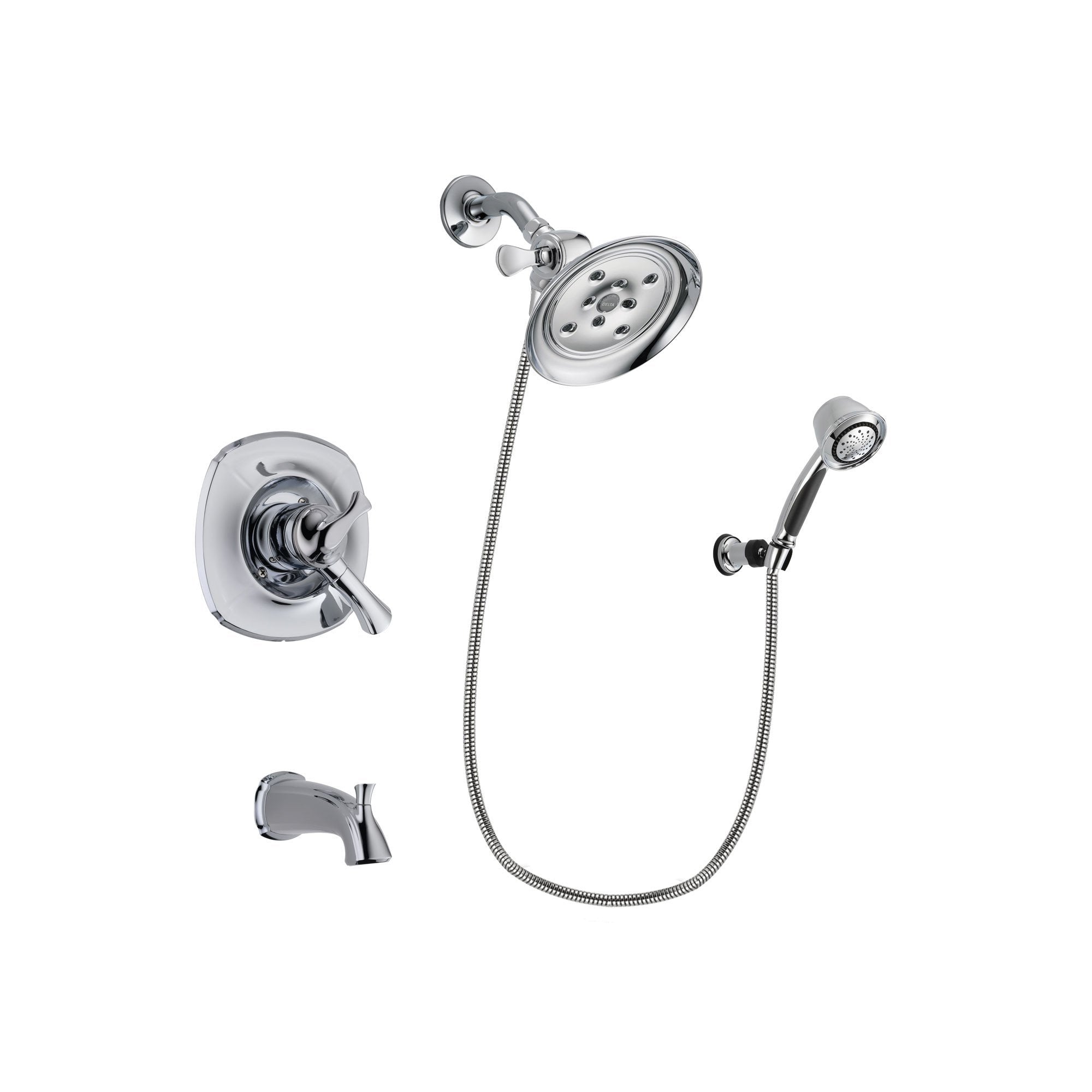 Delta Addison Chrome 3-Function Tub and Shower Faucet System with Hand Shower DSP0385V - Perfect for Bathroom Renovation and Modern Home Upgrade