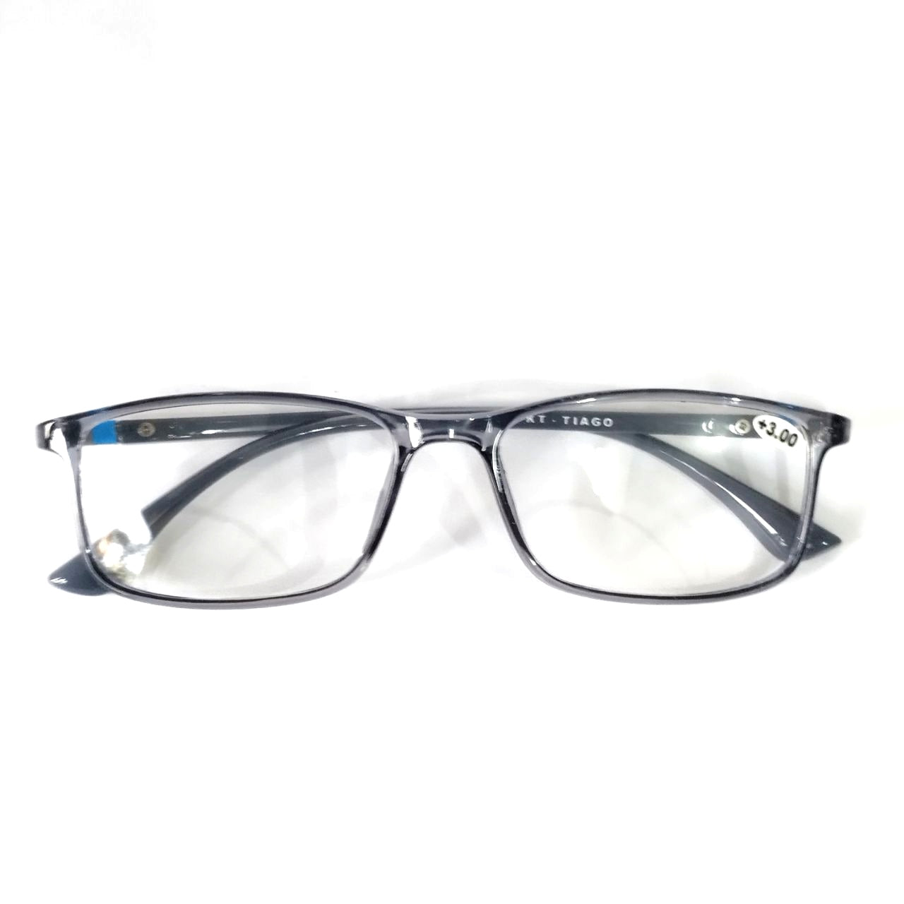 Transparent Grey Bifocal Reading Glasses for Men & Women - Lightweight Comfortable Eyewear for Reading, Computer Work & Crafts