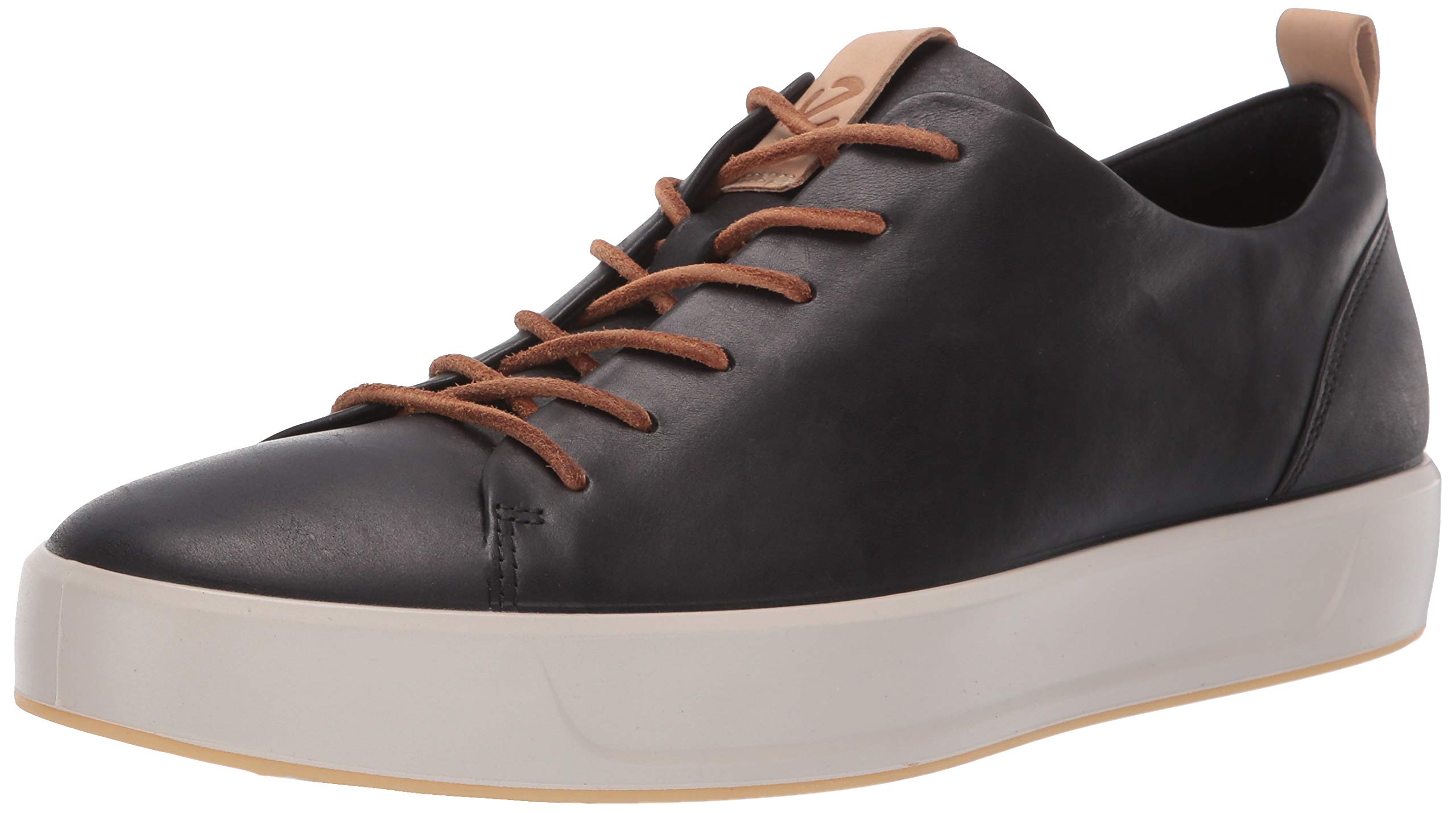 ECCO Men's Soft 8 Tie Fashion Sneakers - Comfortable Casual Shoes for Work, Walking & Everyday Wear | Breathable Leather Sneakers for Men
