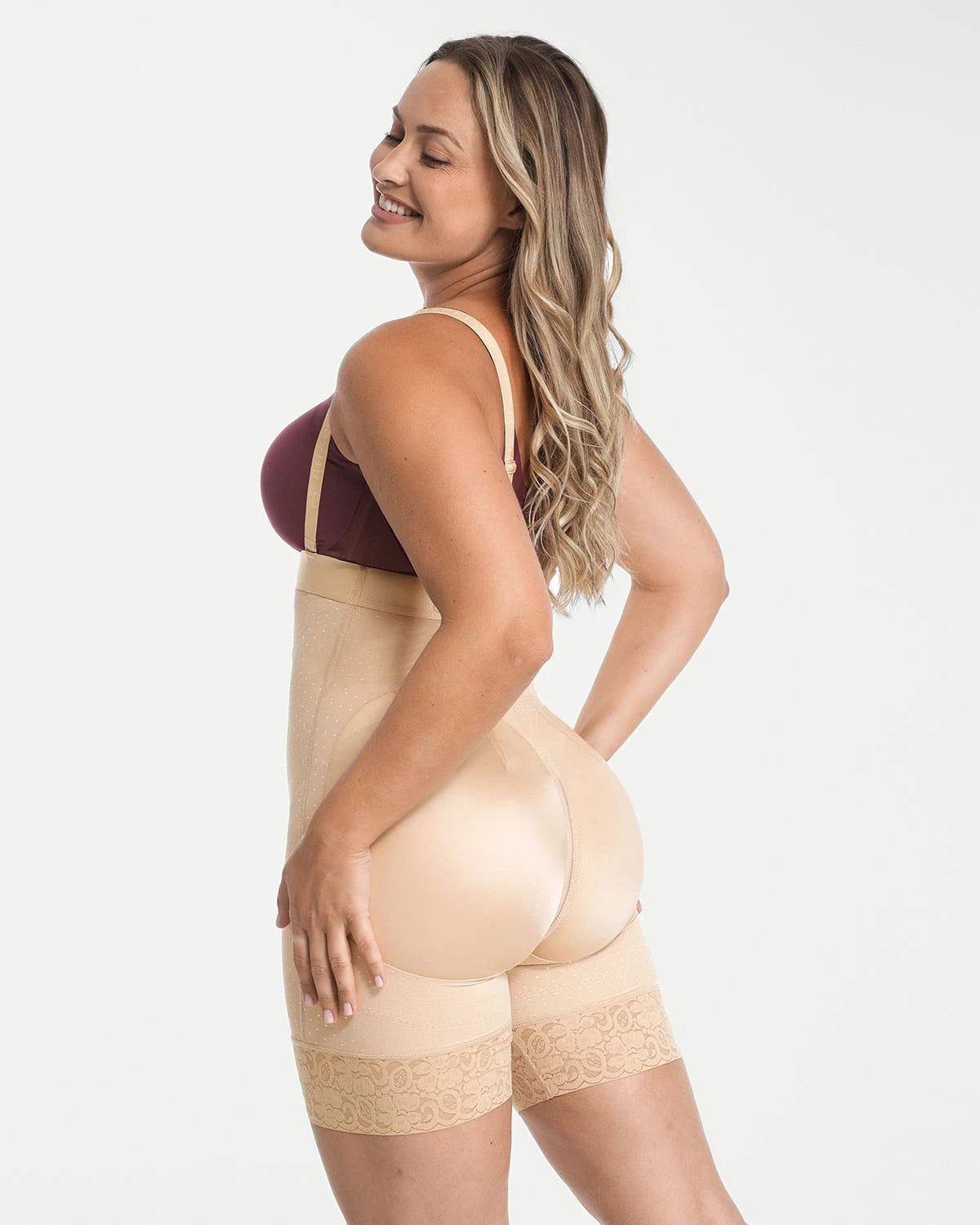 AirSlim® High Waist Butt Lifting Polka Dot Shorts for Women - Sexy Tummy Control Shapewear - Perfect for Workout, Yoga & Summer Outfits