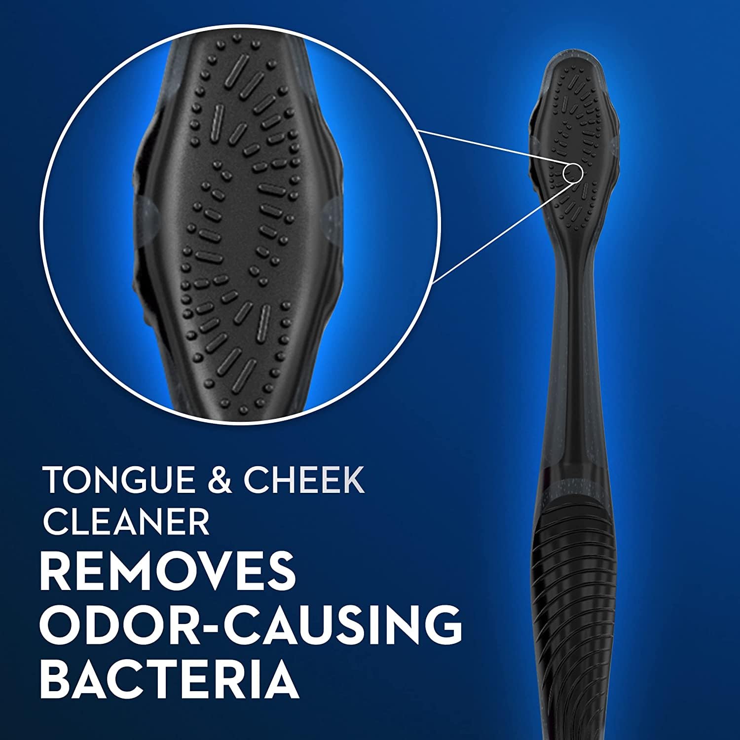 Oral-B Charcoal Toothbrushes Soft Bristles 4-Pack - Gentle Teeth Cleaning for Sensitive Gums, Whitening & Fresh Breath - Perfect for Travel, Home & Office Use