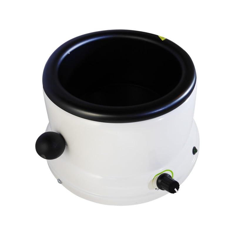 Eco-Friendly Wax Warmer Junior Metal 1 lb White - Perfect for Home Spa, Aromatherapy, and Candle Melting