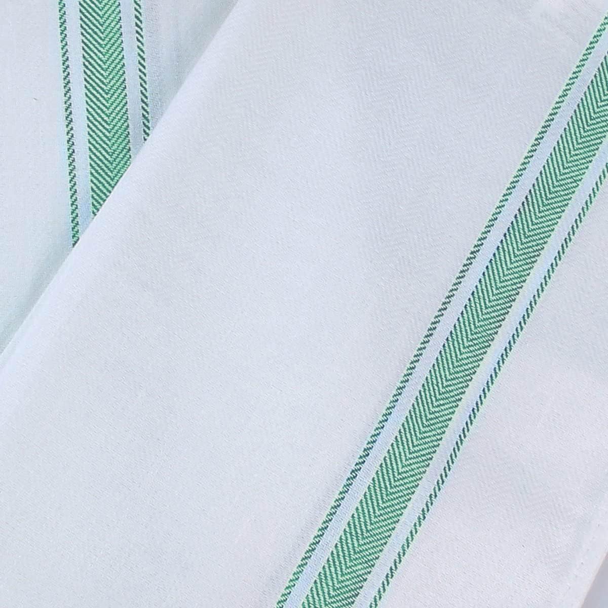 **Utopia Towels 300-Pack Green Dish Towels - 15 x 25 Inches, 100% Ring Spun Cotton, Super Absorbent & Reusable for Kitchen, Bar, Tea Cleaning - 200 GSM Dishcloths Set - Perfect for Restaurants, Catering & Home Use**