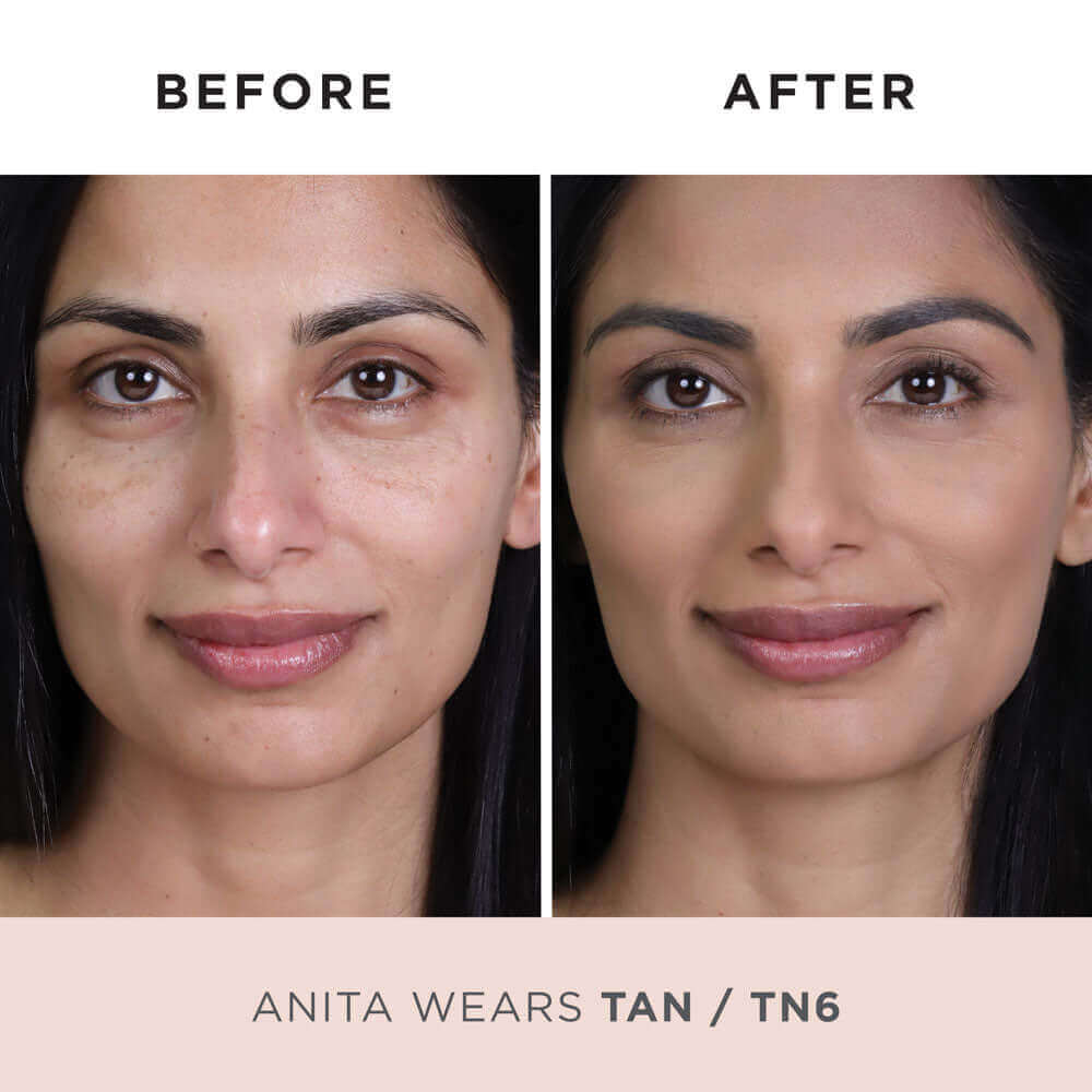 4 in 1 Pressed Mineral Makeup with Broad Spectrum SPF 15 - Natural Sun Protection & Flawless Coverage for Daily Wear & Outdoor Activities